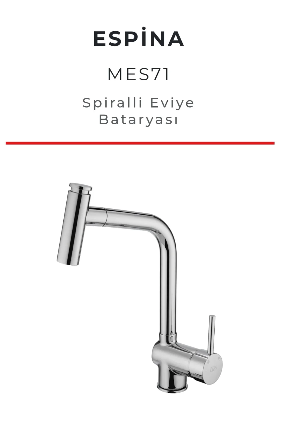 شیرآلات شستشو سینک میکسر اسپیرال اسپینا MES71 GPD