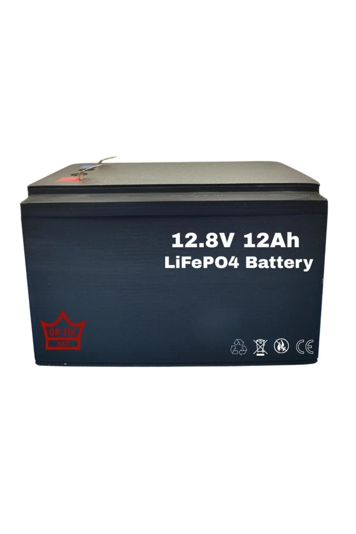 باتری 12.8 ولتی 12 آمپری LIFEPO4 ماشین یو پی اس Ortec