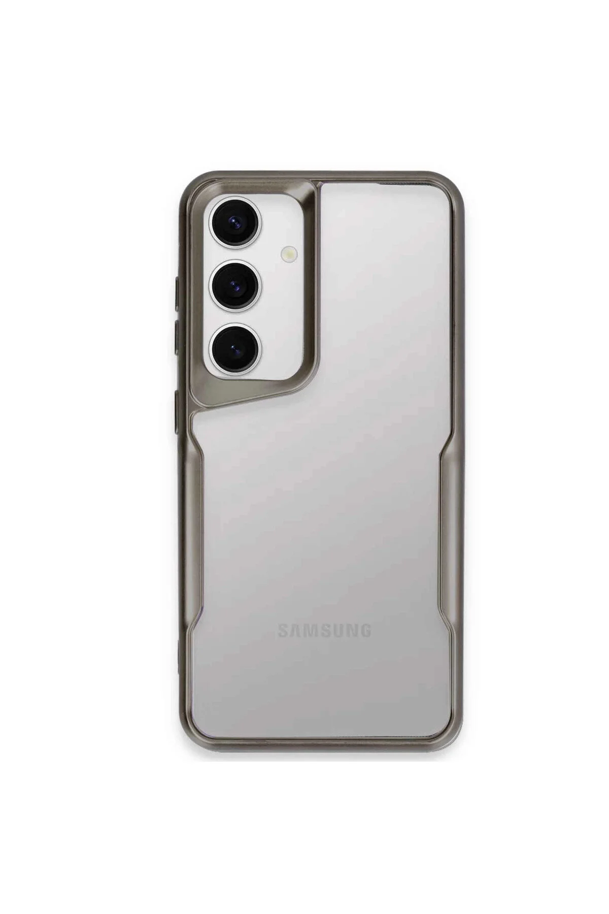 کاور و قاب کاملا سیلیکونی SAMSUNG GALAXY S24 تایتان گری eco port