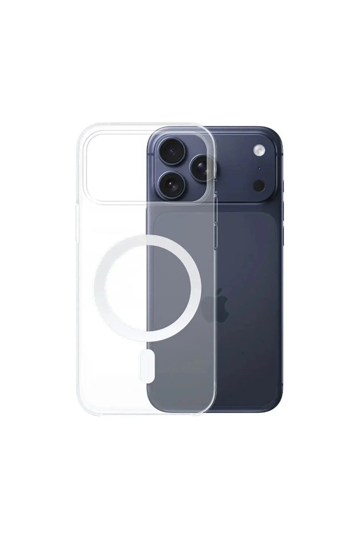 کاور و قاب سیلیکونی شفاف MAGNETICSAFE APPLE IPHONE 17 PRO mrtglass