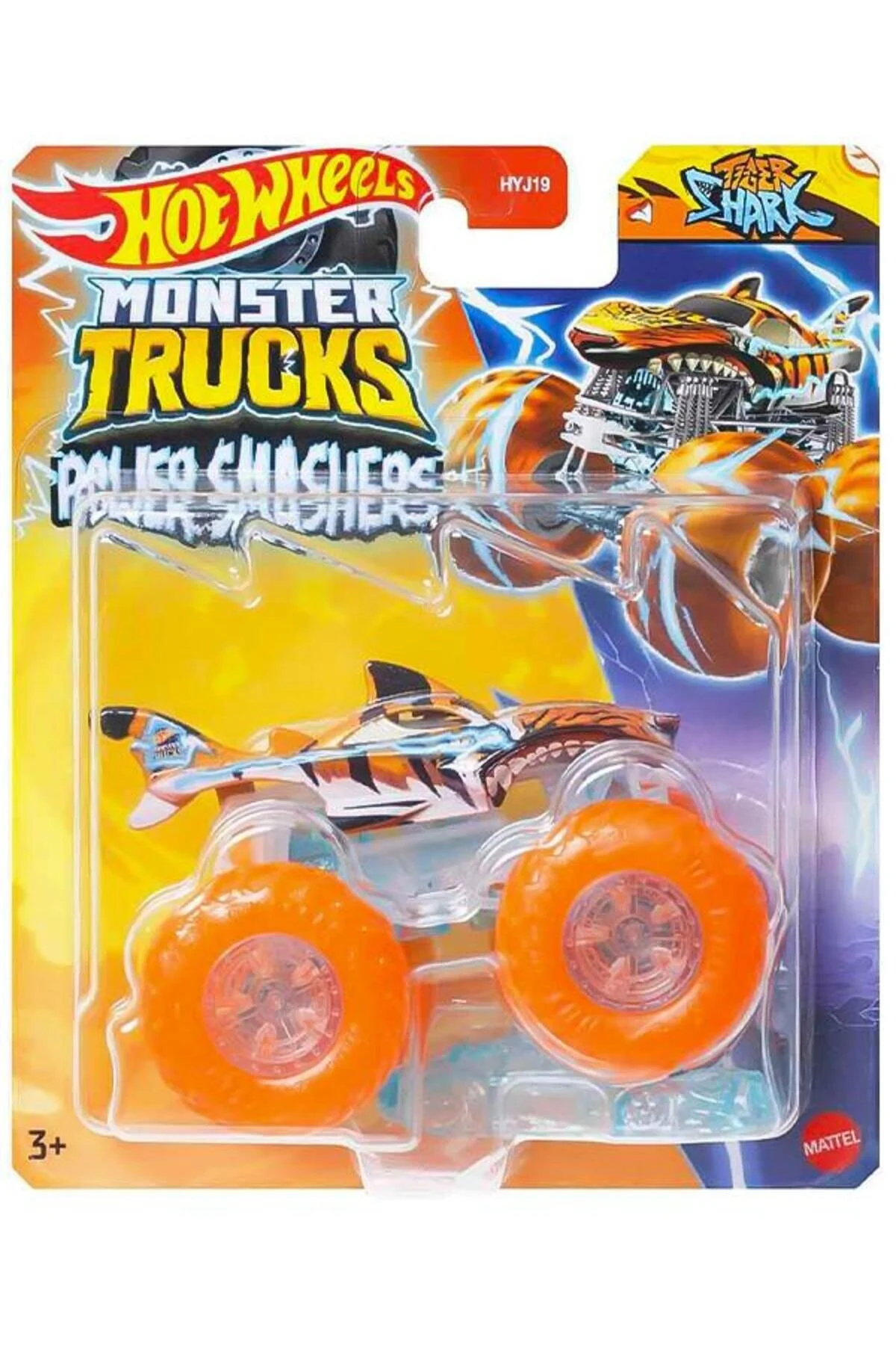 ماشین اسباب بازی MONSTER TRUCKS POWER SMASHERS HYJ21 از ترکیه HOT WHEELS