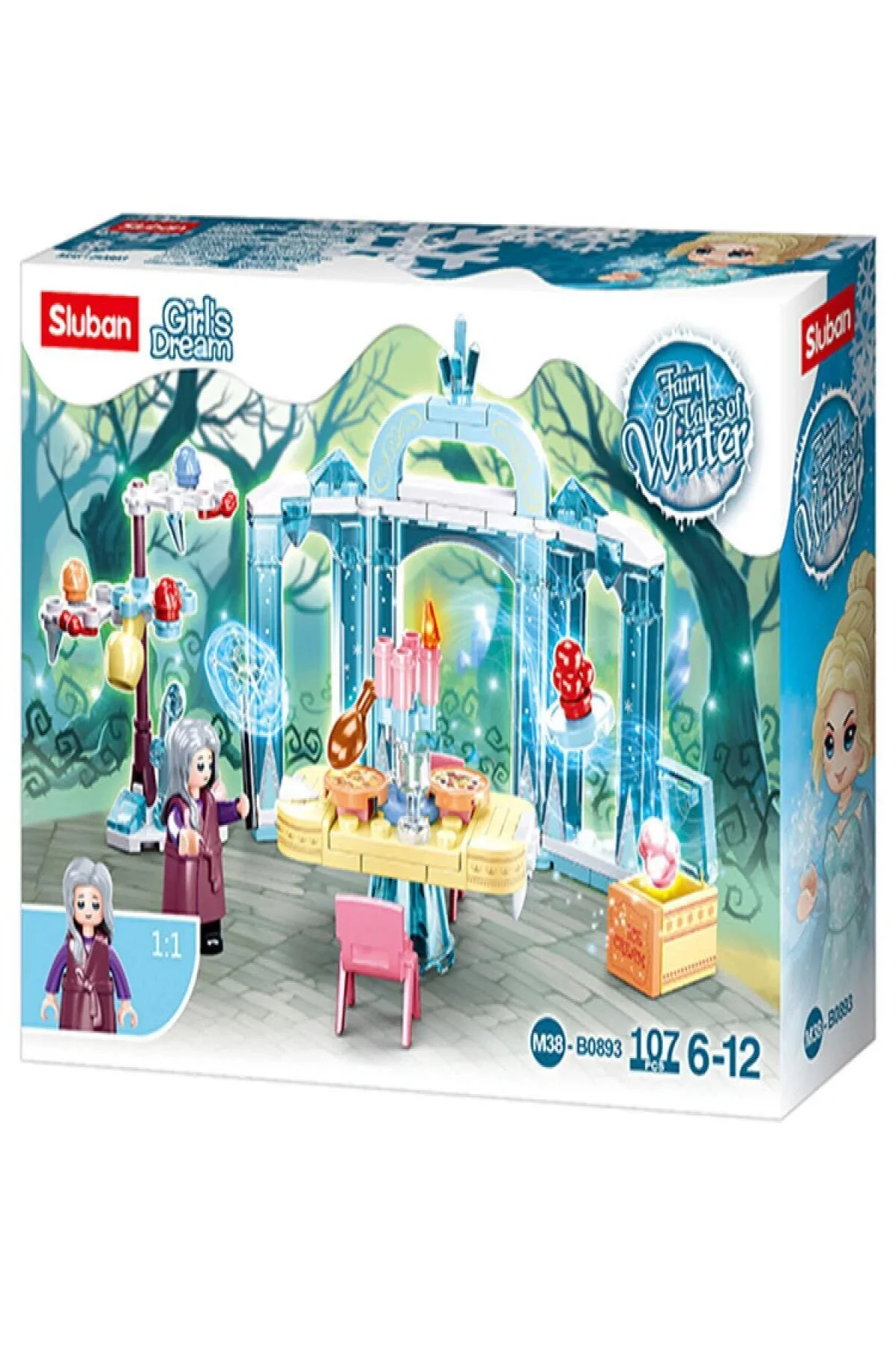 لگو و اسباب بازی های ساخت محور GIRLS DREAM PRINCESS HOUSE از ترکیه Sluban