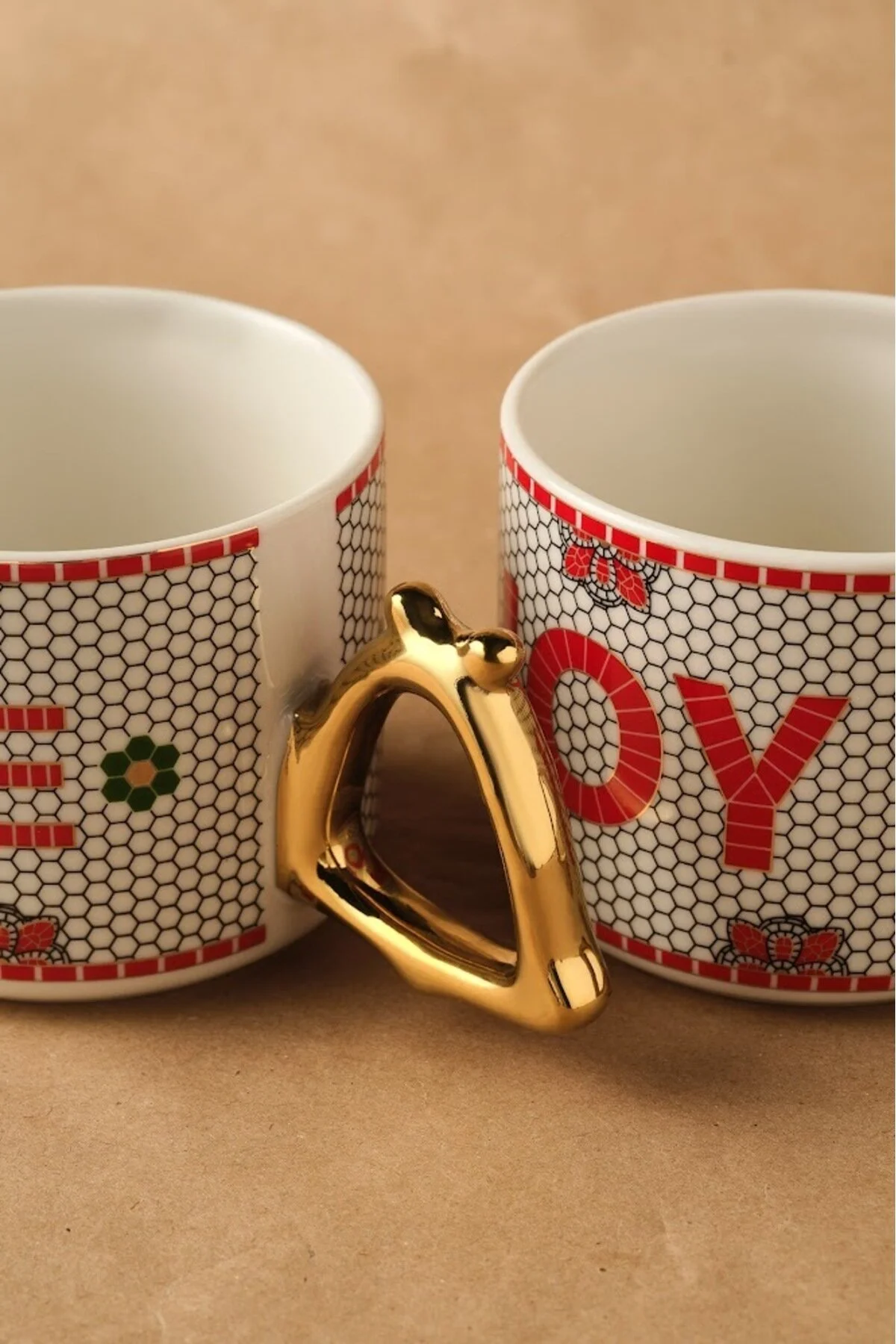 ماگ ست لیوان سال نو JINGLE BELLS برای 2 نفر 300 میلی لیتر Karaca