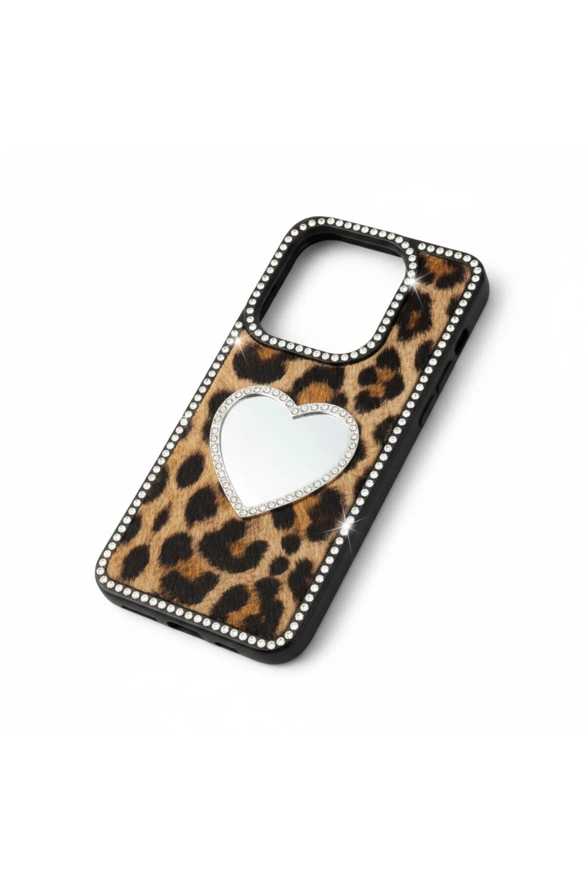 کاور و قاب سیلیکونی BTU ردمی نوت 14 4G MIRRORED STONE LEOPARD PATTERN HanTeknolojim
