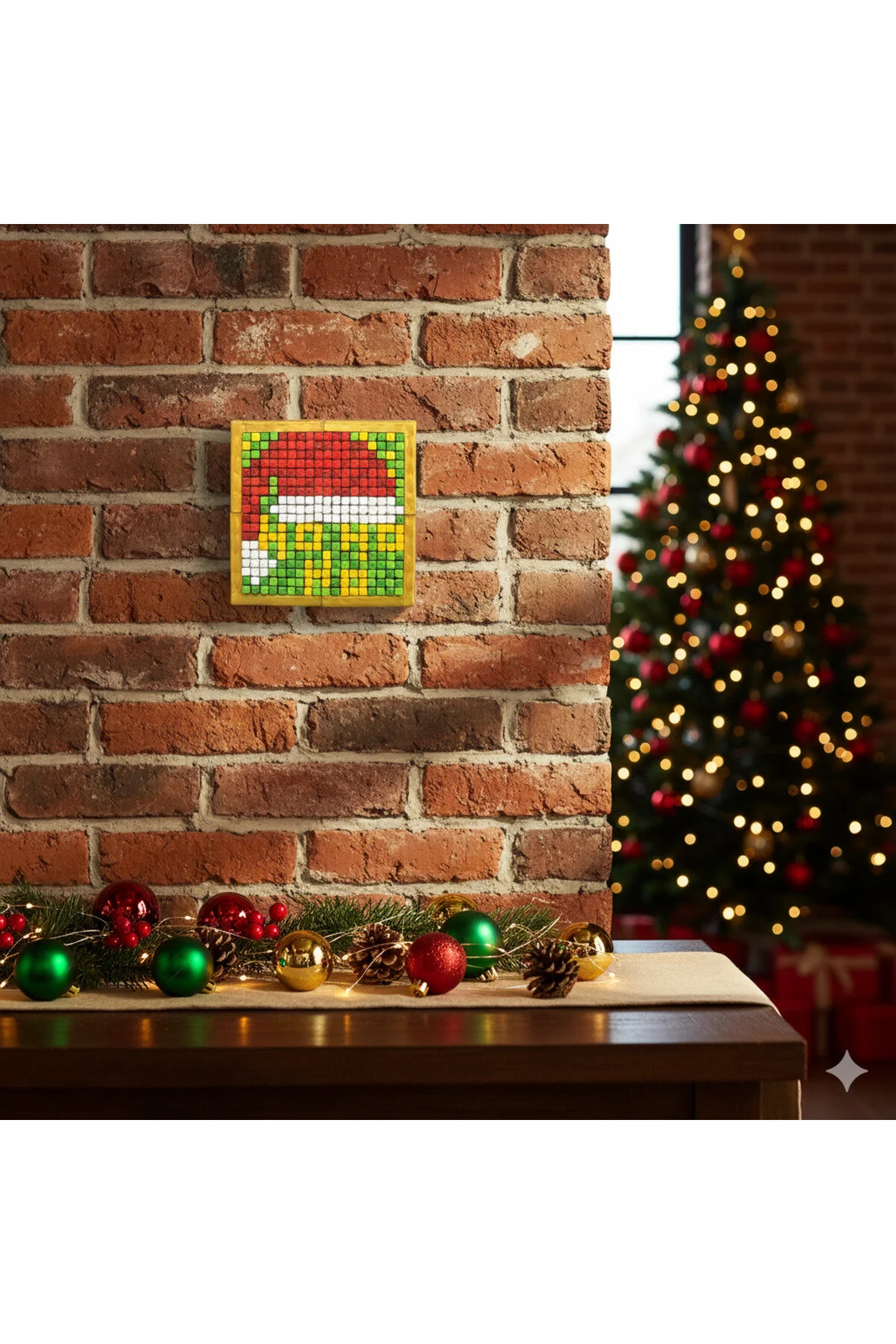 پازل FLEXI PIXEL ART KIT – با تم کریسمس موزاییک 10 سانتی متر PixBon