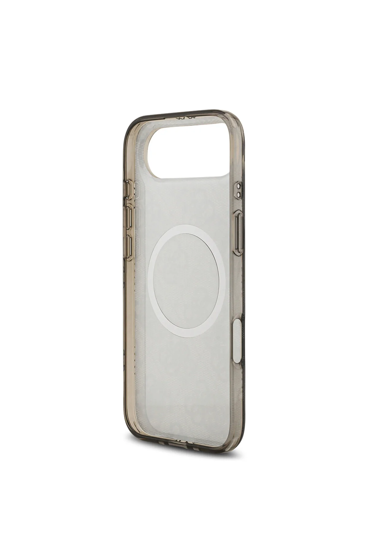 کاور و قاب سازگار با هوای IPHONE 17 دارای مجوز M SAFE IML گل صد تومانی پوشش لوگوی کلاسیک طرح دار 4G مشکی Guess