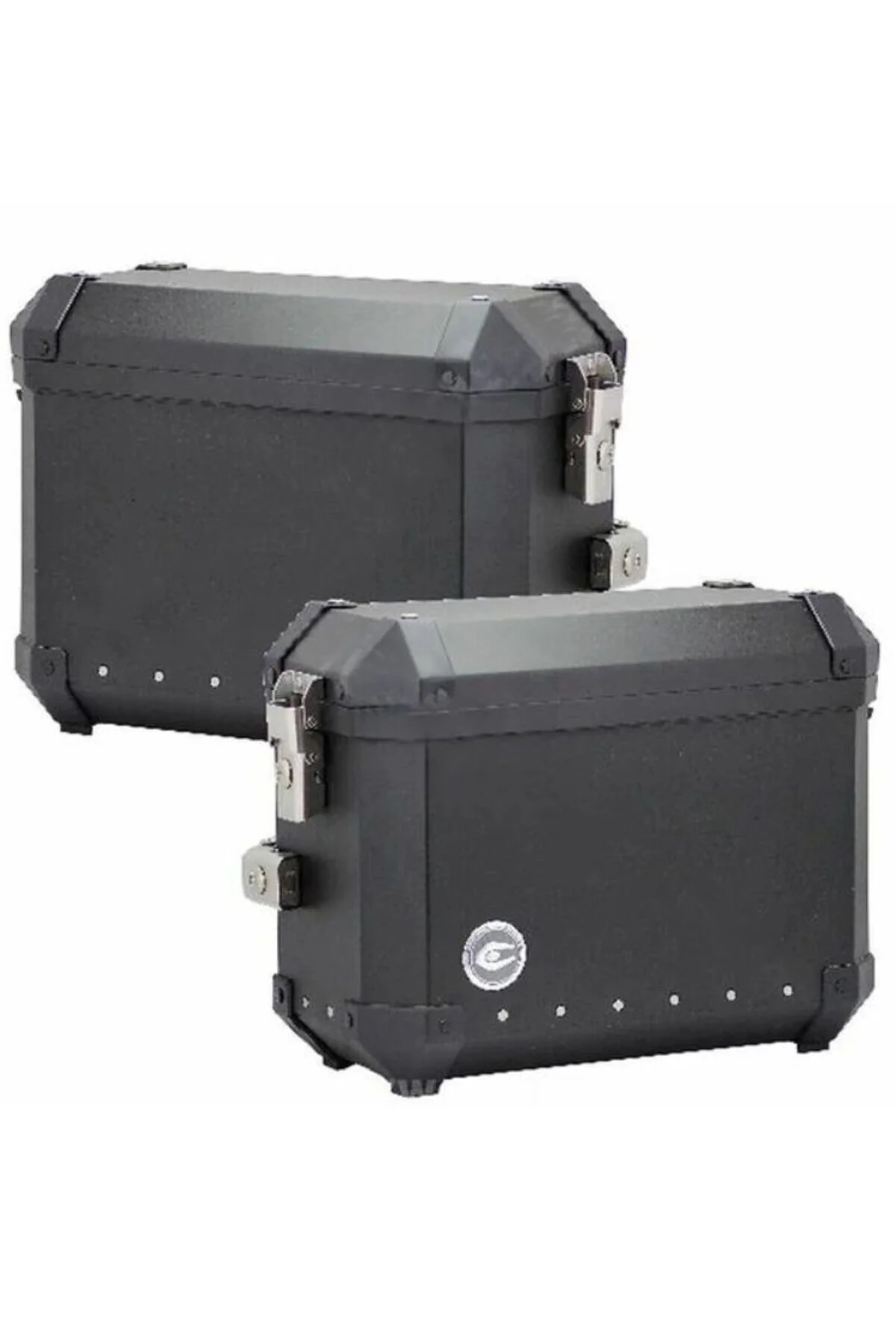 کیف موتورسیکلت کیسه جانبی آلومینیومی ست 36 لیتری مشکی Coocase