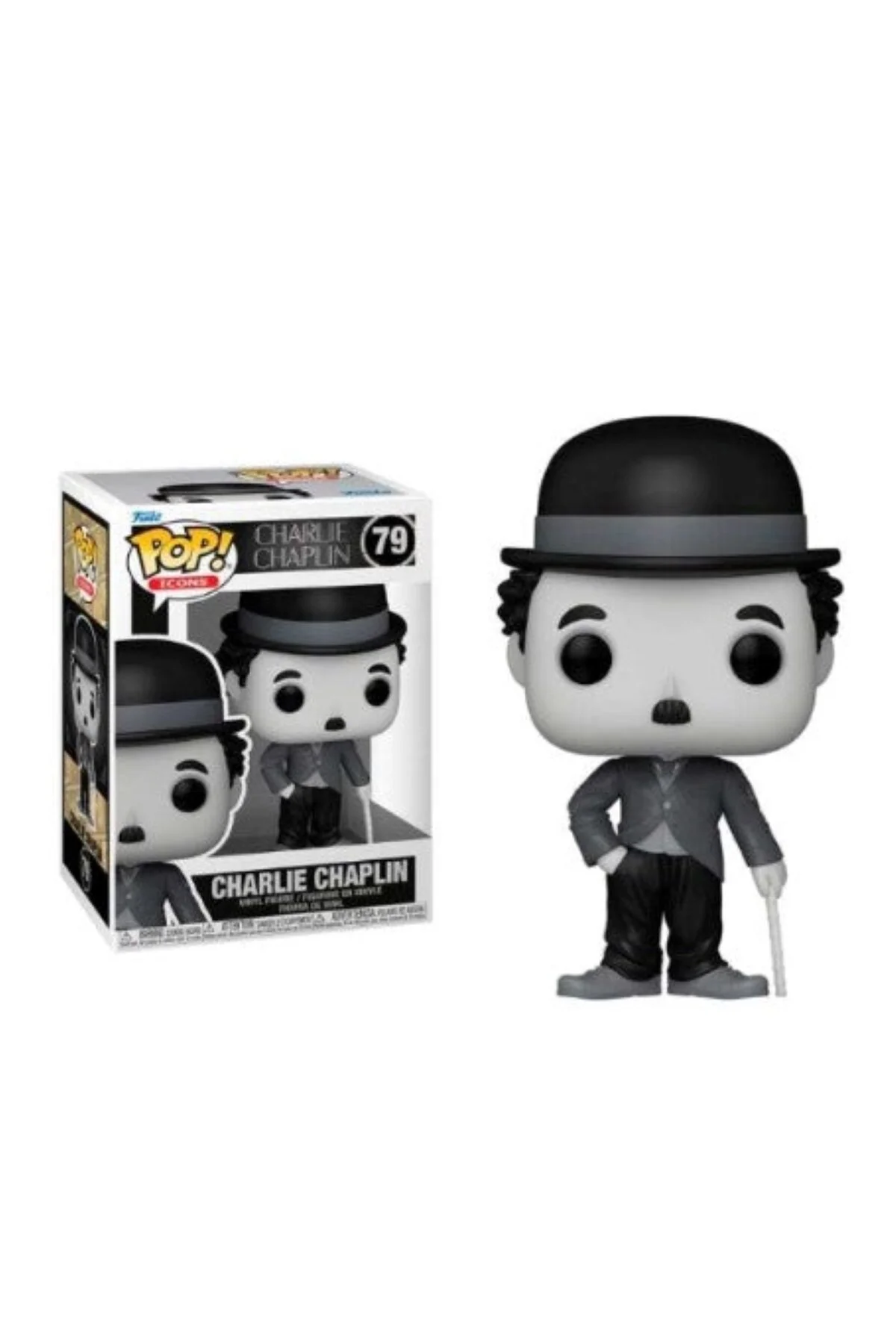 فیگور نمادهای پاپ FUNKO چارلی چاپلین 79 Genel Markalar
