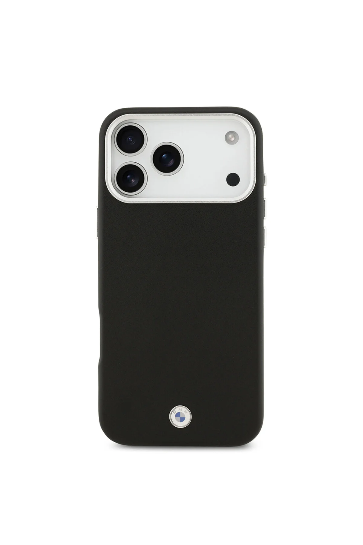 کاور و قاب سازگار با IPHONE 17 PRO MAX دارای مجوز M SAFE پوشش چرمی کامل لوگوی فلزی مشکی BMW