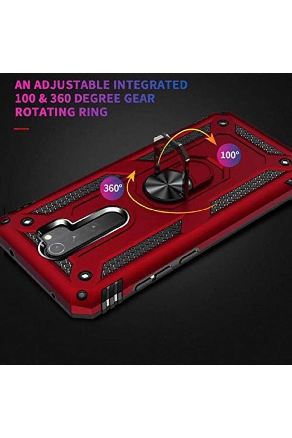 کاور و قاب محافظ LVN 8 PRO MILITARY RING HOLDER مشکی CASE سازگار با STOREMAX
