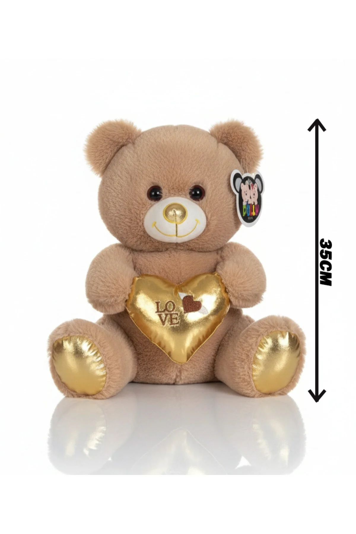 اسباب بازی های پشمی خرس عروسکی CUTE SHINY SERIES 35CM & COLLECTION POLLYTOYS PELÜŞ OYUNCAKTA DÜNYA MARKASI