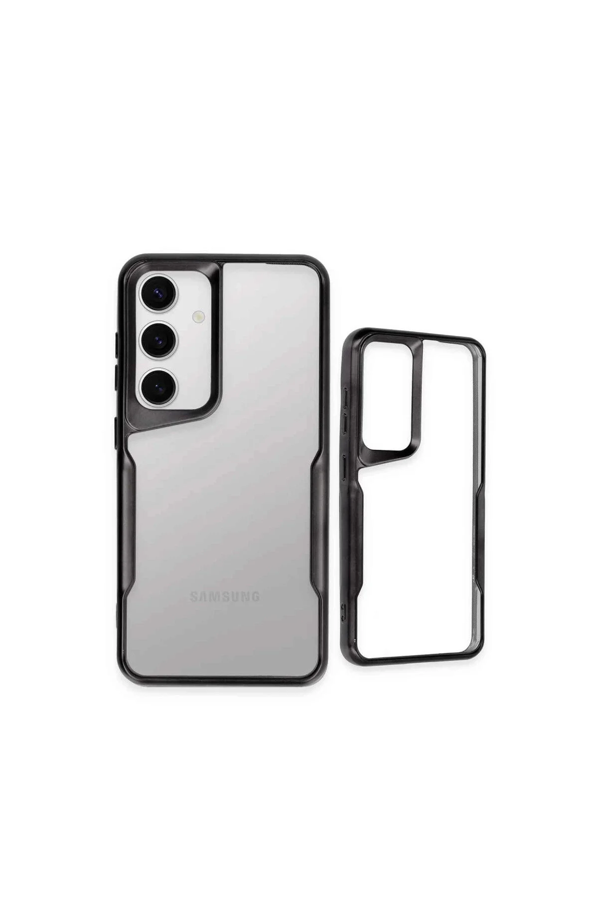 کاور و قاب کاملا سیلیکونی SAMSUNG GALAXY S24 تایتان گری eco port