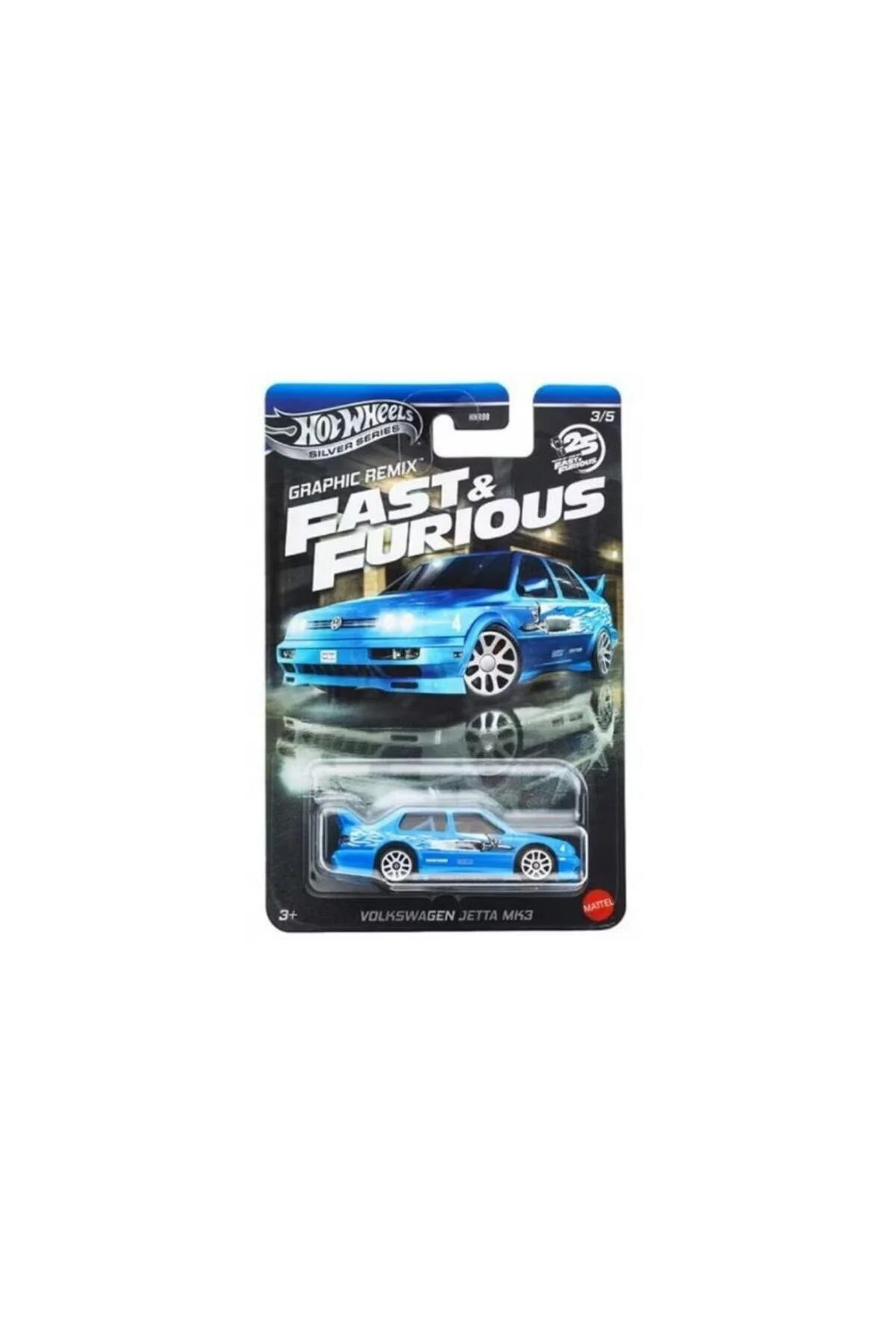 مدل خودرو ماشین فولکس واگن جتا MK3 1 64 سری فست و خشمگین نقره ای از ترکیه HOT WHEELS