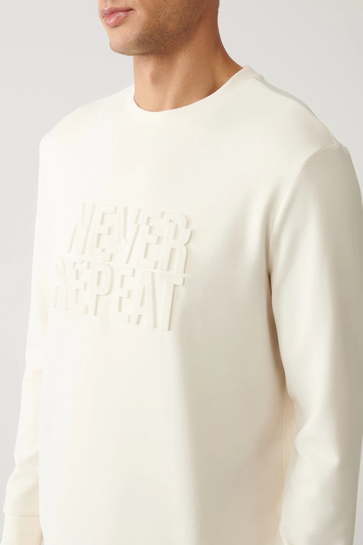 سویشرت مردانه دوچرخه Yaka Soft Touch Wafer Sweatshirt A41Y1235 آوا Avva