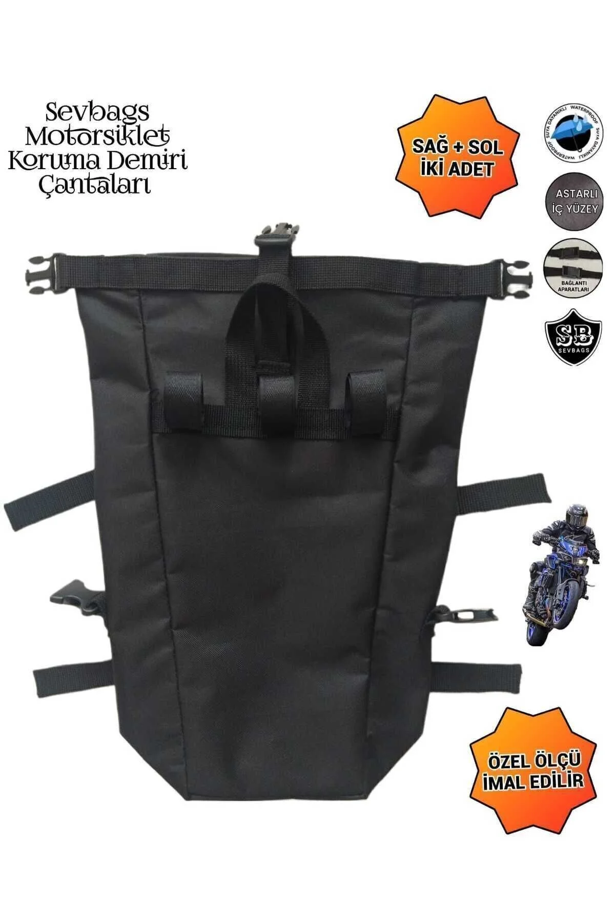 کیف موتورسیکلت کیسه آهنی محافظت از موتور سیکلت SEVBAGS