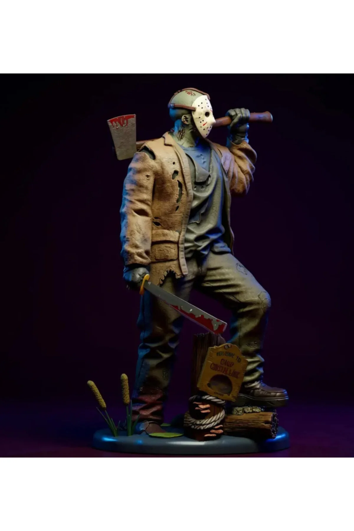 فیگور JASON 3D FIGURE CAMP CRYSTAL LAKE 13.FRIDAY FRIDAY 13TH از ترکیه saranostra
