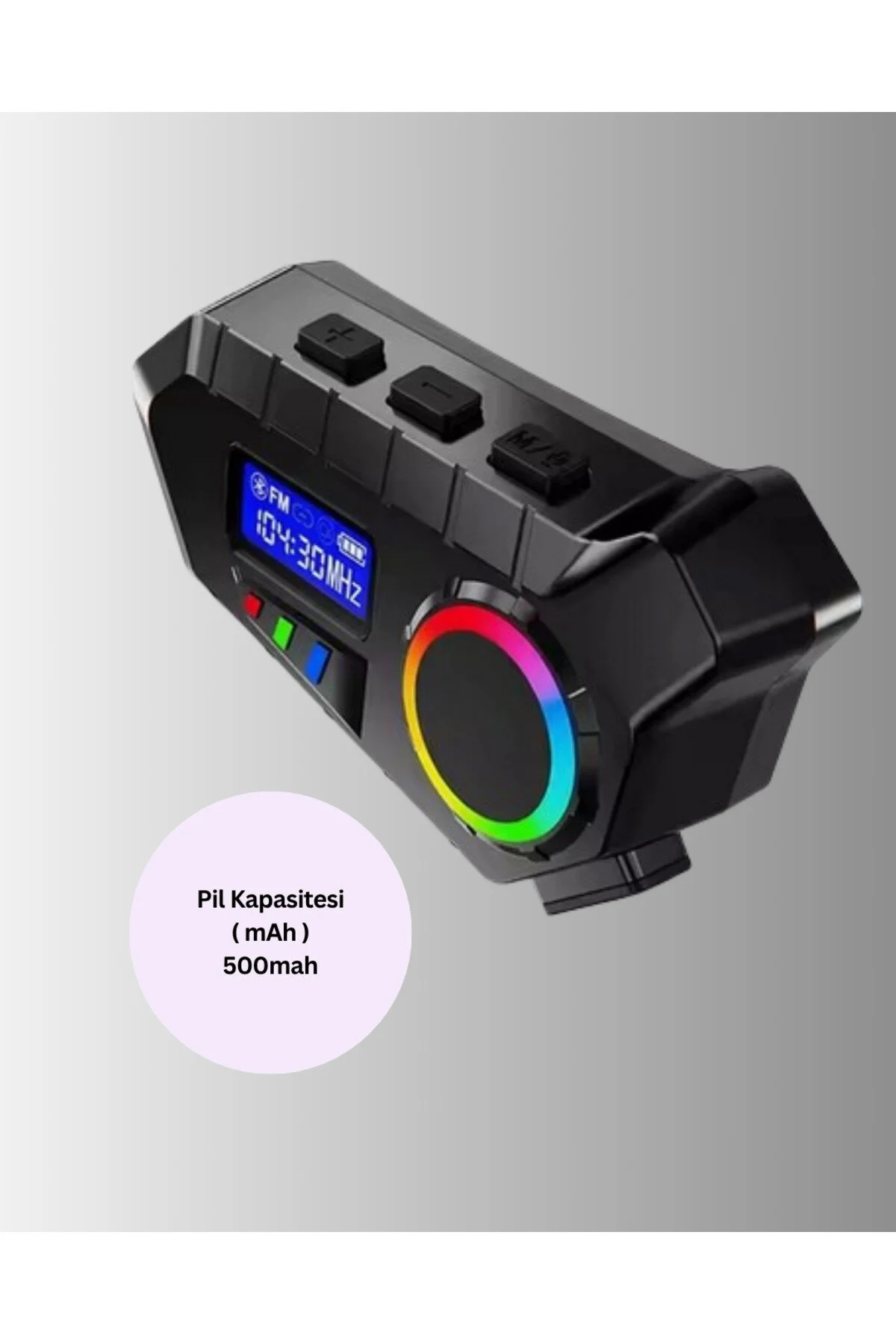 اینترکام باتری 500 میلی آمپری بلوتوث 5.4 LED صفحه نمایش FM پشتیبانی می شود ASTRALTECH