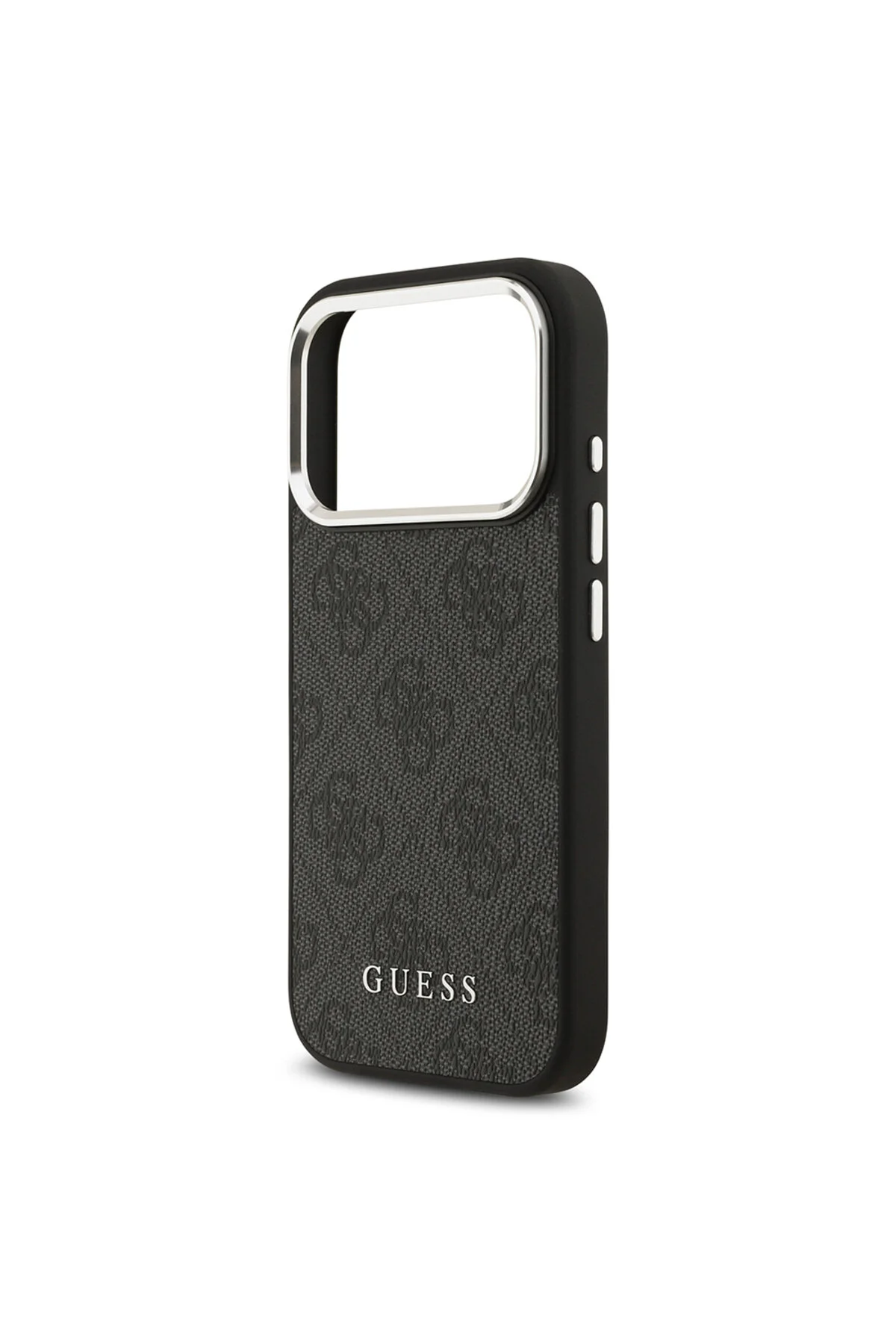 کاور و قاب سازگار با IPHONE 17 PRO لوگوی متنی کلاسیک 4G ویژه دارای مجوز اصلی M SAFE مشکی Guess