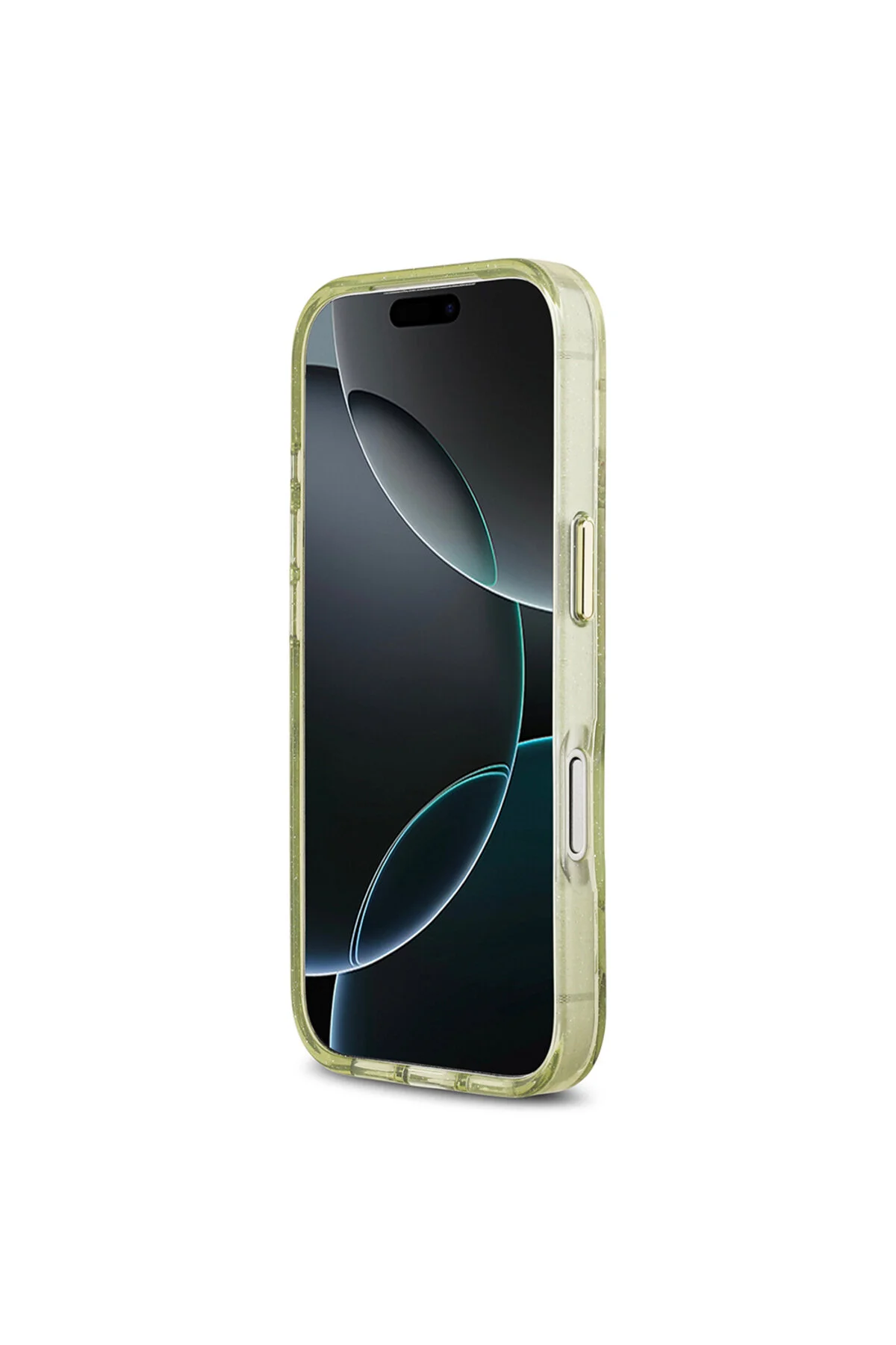 کاور و قاب دوربین فلزی با طرح گلدار گلیتر دارای مجوز M SAFE CASE IPHONE 17 PRO MAX سبز رنگ Guess