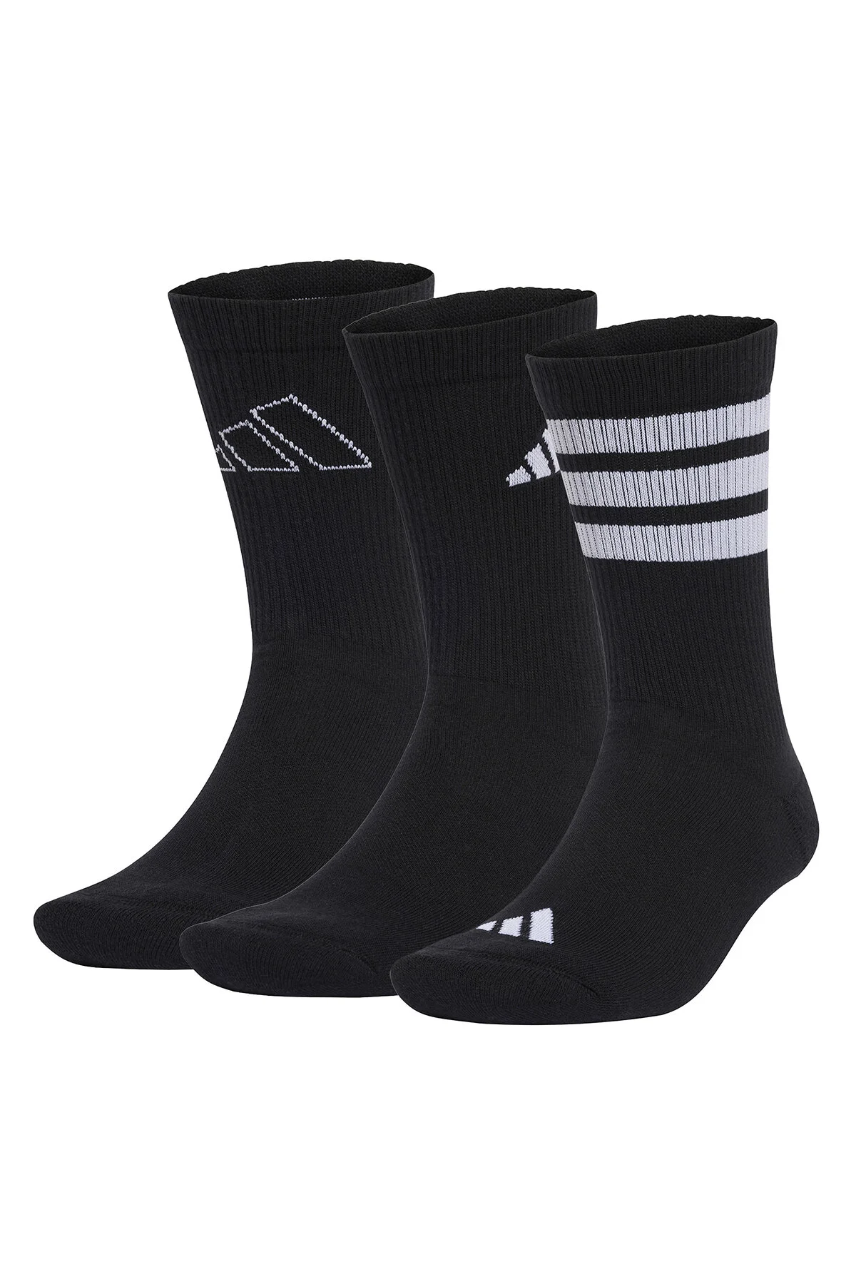 مردانه و زنانه لوگو بسته 3P جوراب سیاه adidas