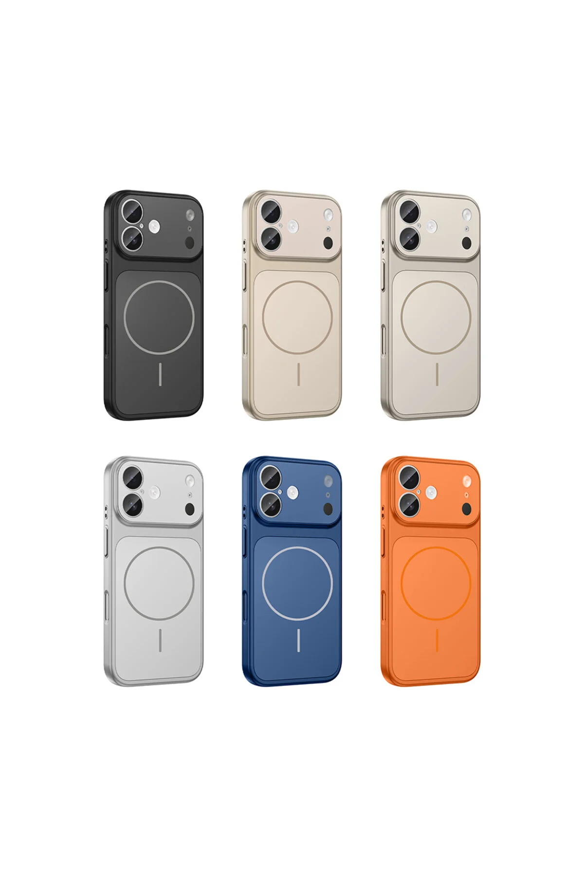 کاور و قاب محافظ دوربین MAGSAFE با طراحی APPLE IPHONE 16 سازگار CASE 17 PRO Rivor