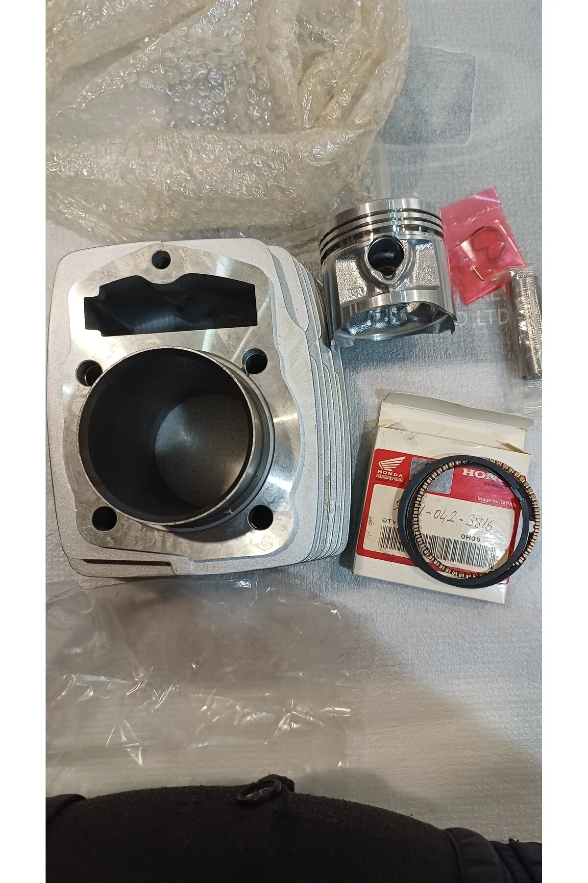 لوازم یدکی موتورسیکلت مجموعه سیلندر هوندا SY CB125 کامل زنجیر 76...82 E.M 56.5MM 0RJ.FAB İtimat