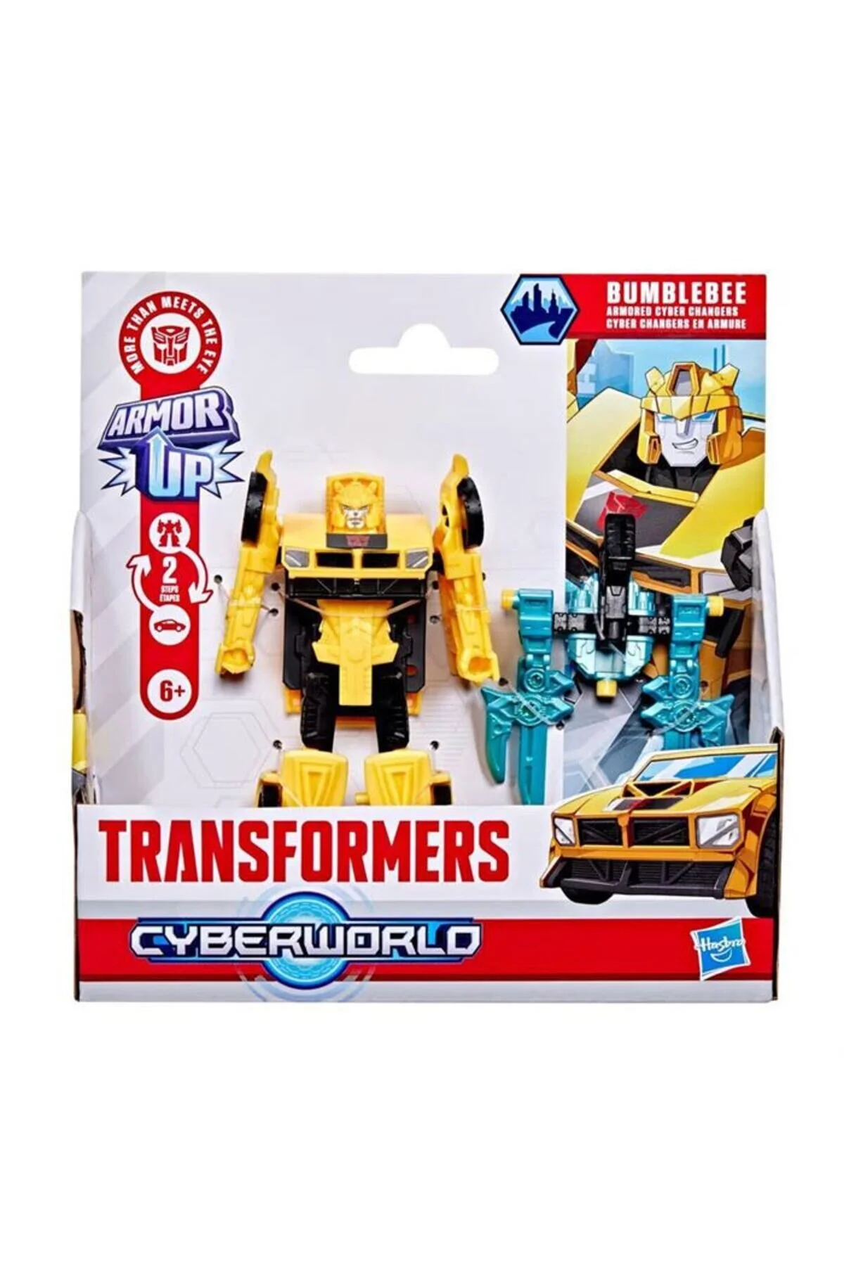 اسباب بازی های فیگور دیگر CYBERWORLD ARMORED CYBER ​​TRANSFORMING CARS G0747 G1045 BUMBLEBEE transformers