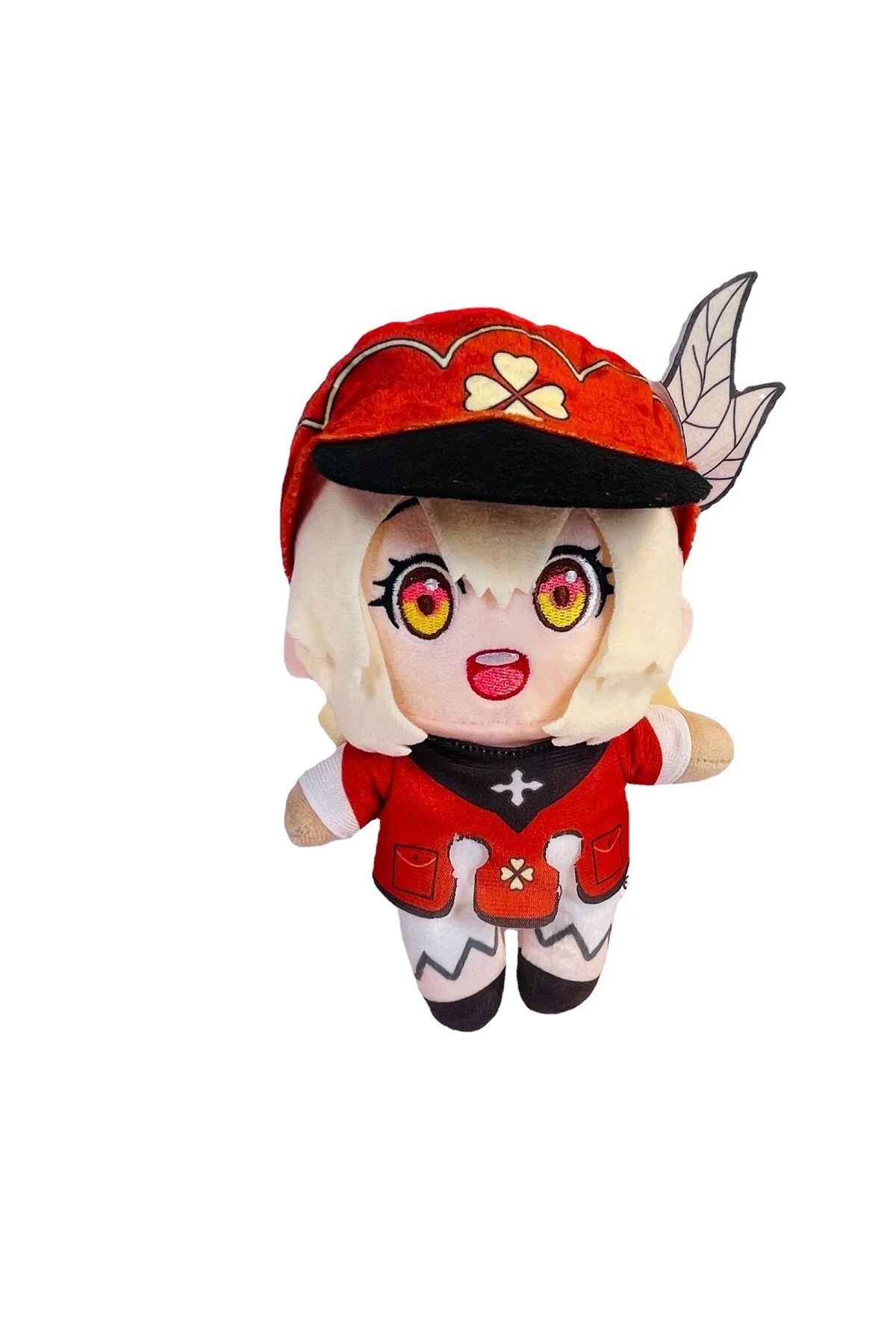 جلیقه کلید GENSHIN IMPACT KLEE GAME KAWAII ANIME MANGA 12CM مخمل دار جاکلیدی کیسه اسباب بازی تزئینی هدیه جذاب synshop