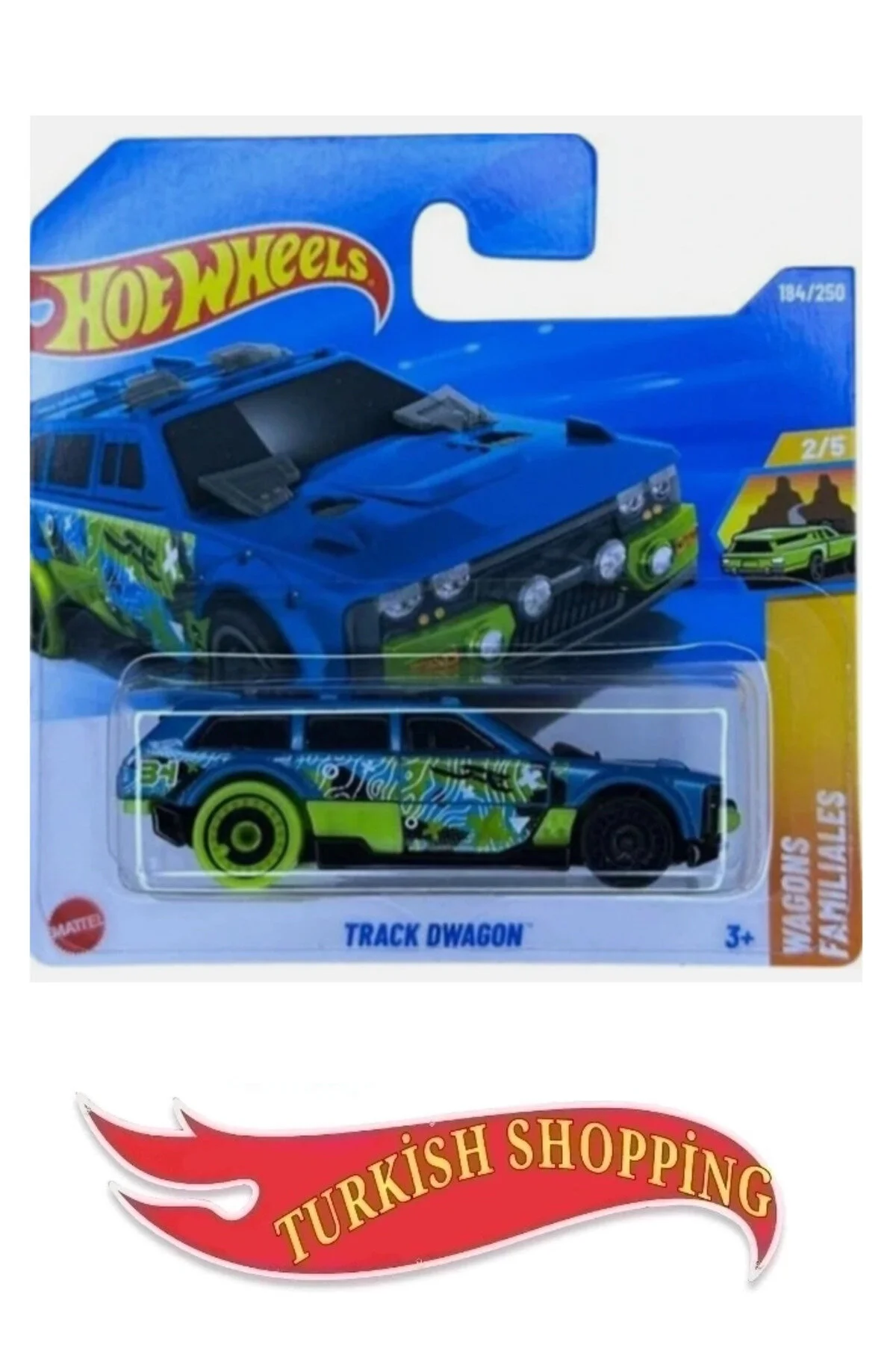 ماشین اسباب بازی 1:64 SCALE 2025 CASE TRACK DWAGON از ترکیه HOT WHEELS