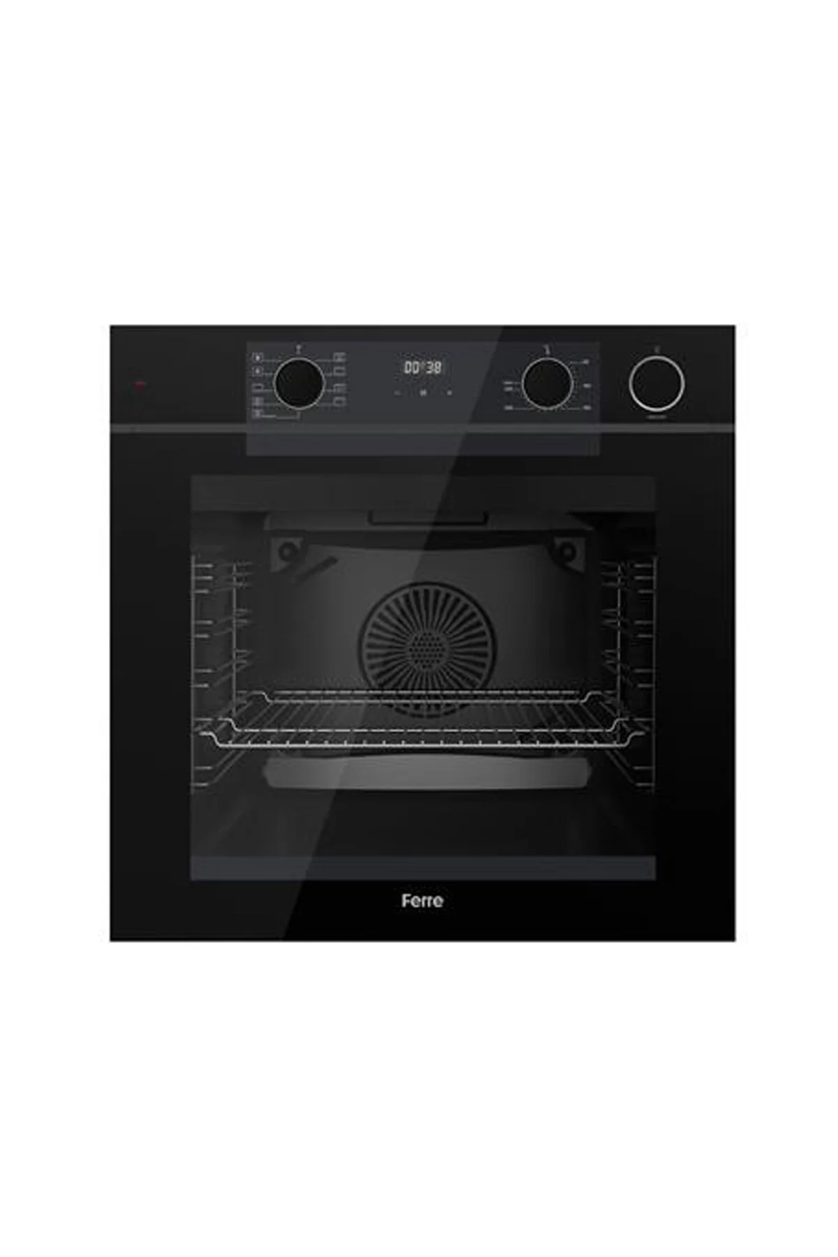 لوازم توکار ست داخلی شیشه ای 3 تکه STEAM PLUS 75 QEP64CS ED035 D100 Ferre