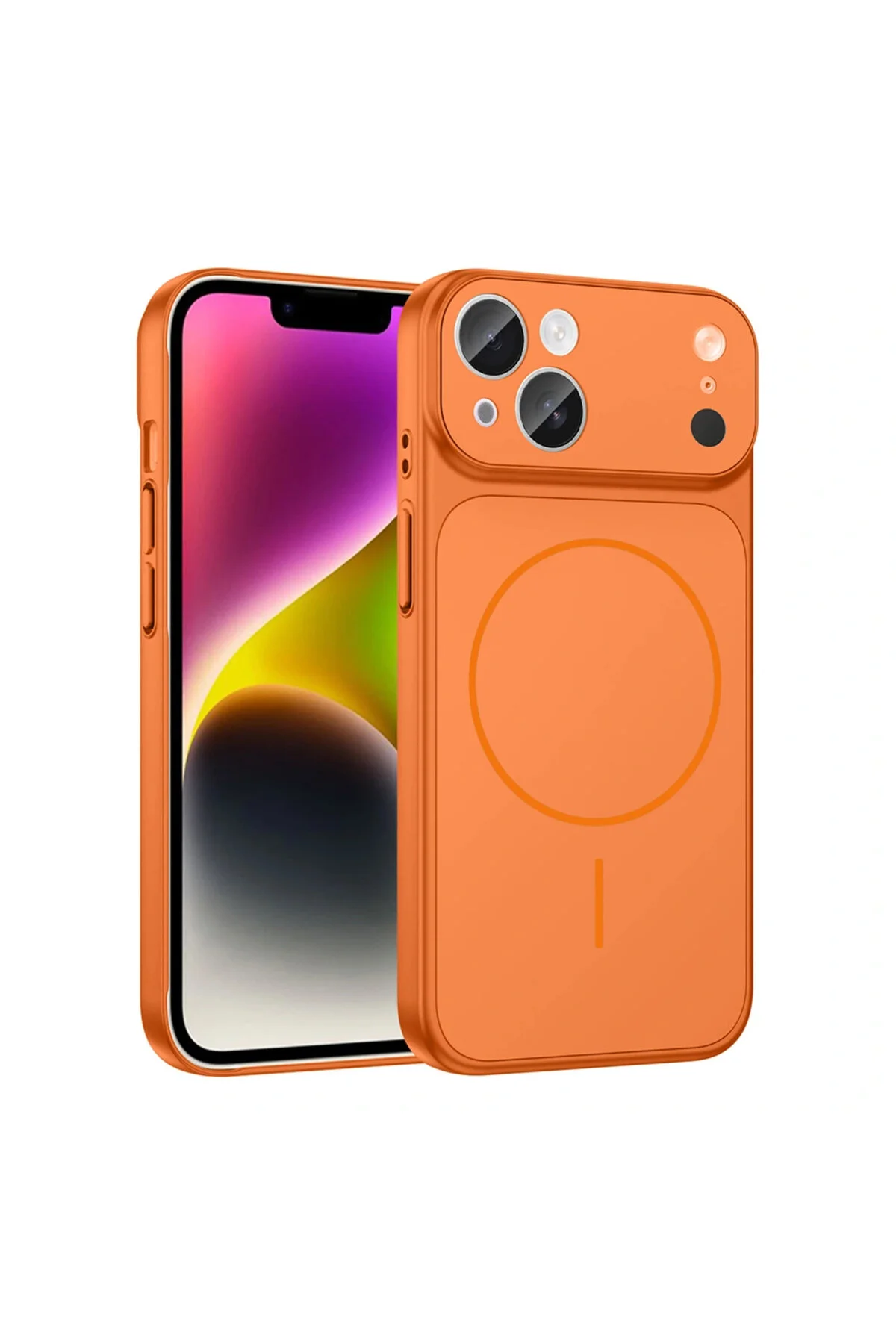 کاور و قاب اپل سازگار با آیفون 15 M SAFE CHARGING ویژه دوربین محافظ FORMEN تبدیل NEVA CASE