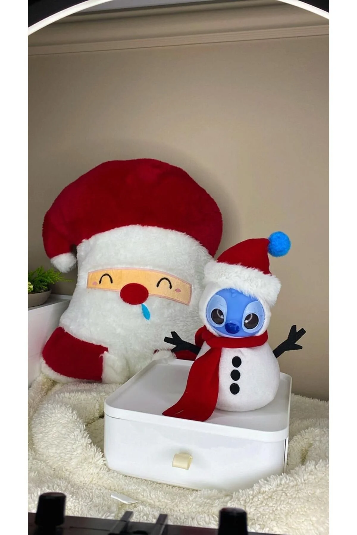 اسباب بازی های پشمی سری مخصوص سال جدید STITCH TOY PLUSH SNOWMAN SURPRISE FIGURED YEAR NEW BİAK TİCARET