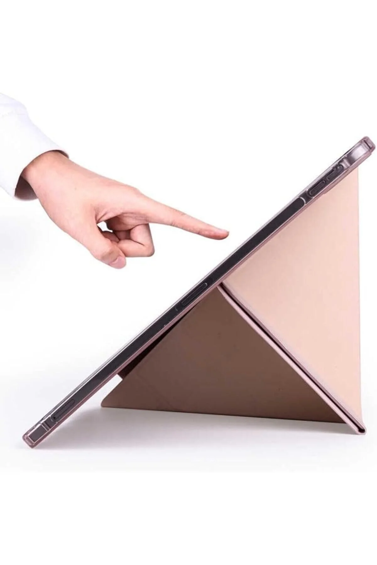کاور تبلت قاب هوشمند با پایه نگهدارنده قلم تاشو و حالت خواب سازگار IPAD نسل 10 10.9 اینچی آبی دریایی Genel Markalar