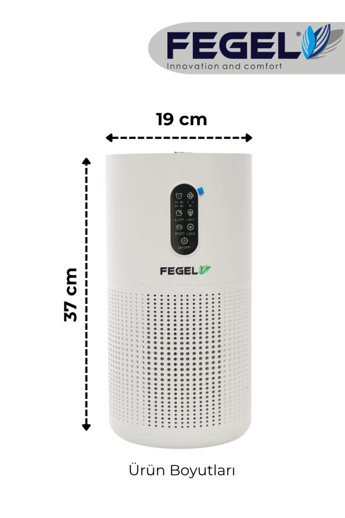 تصفیه کننده هوا هوای هوشمند FG M03N – 3 فیلتر HEPA CARBON AROMA THERAPY و WIFI TUYA کنترل شده اورجینال Fegel