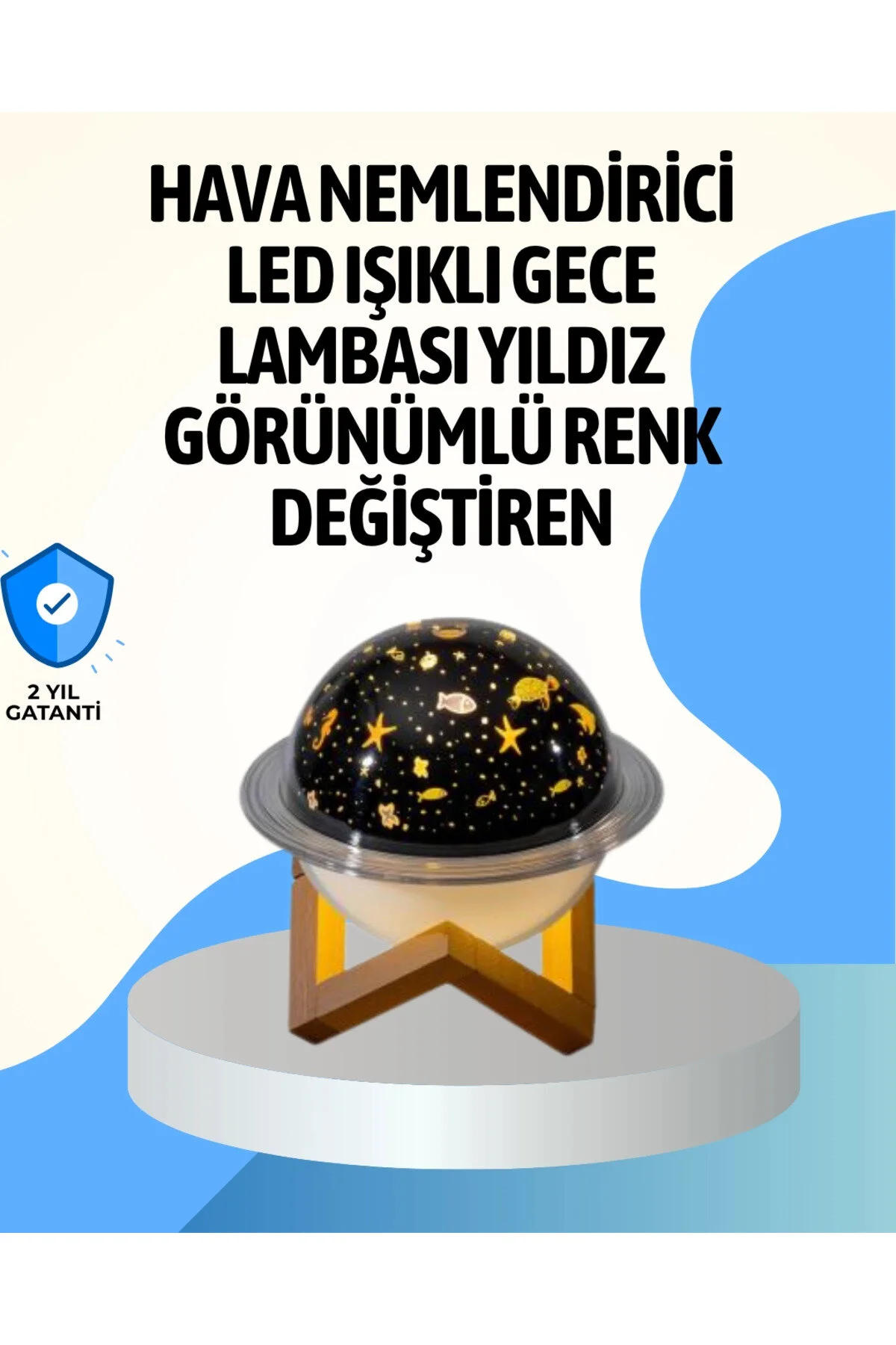 دستگاه بخور مرطوب کننده قابل حمل BFS با نور پروژکتور و پشتیبانی از آروماتراپی اتصال USB Belle Fusion