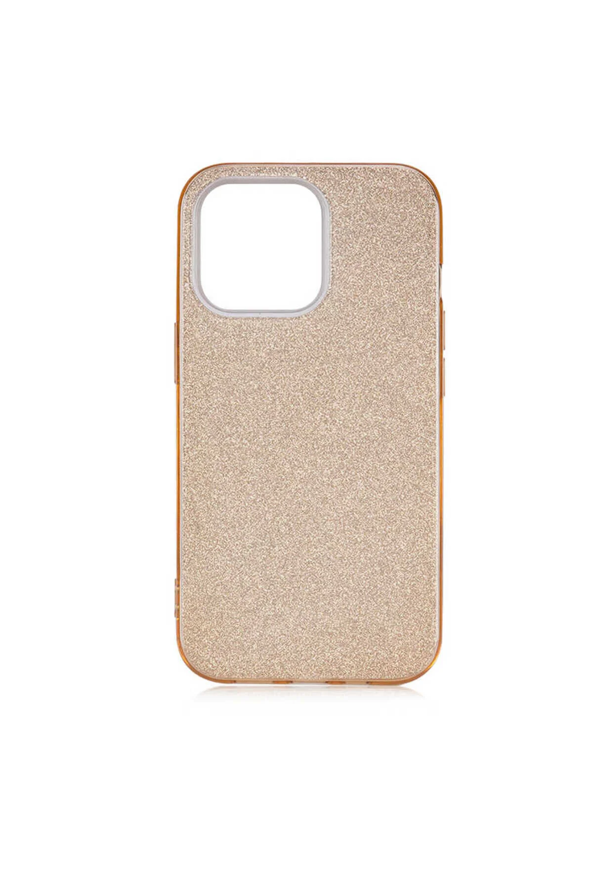 کاور و قاب IPHONE 13 PRO سازگار با SHINING SILICONE GOLD Zore