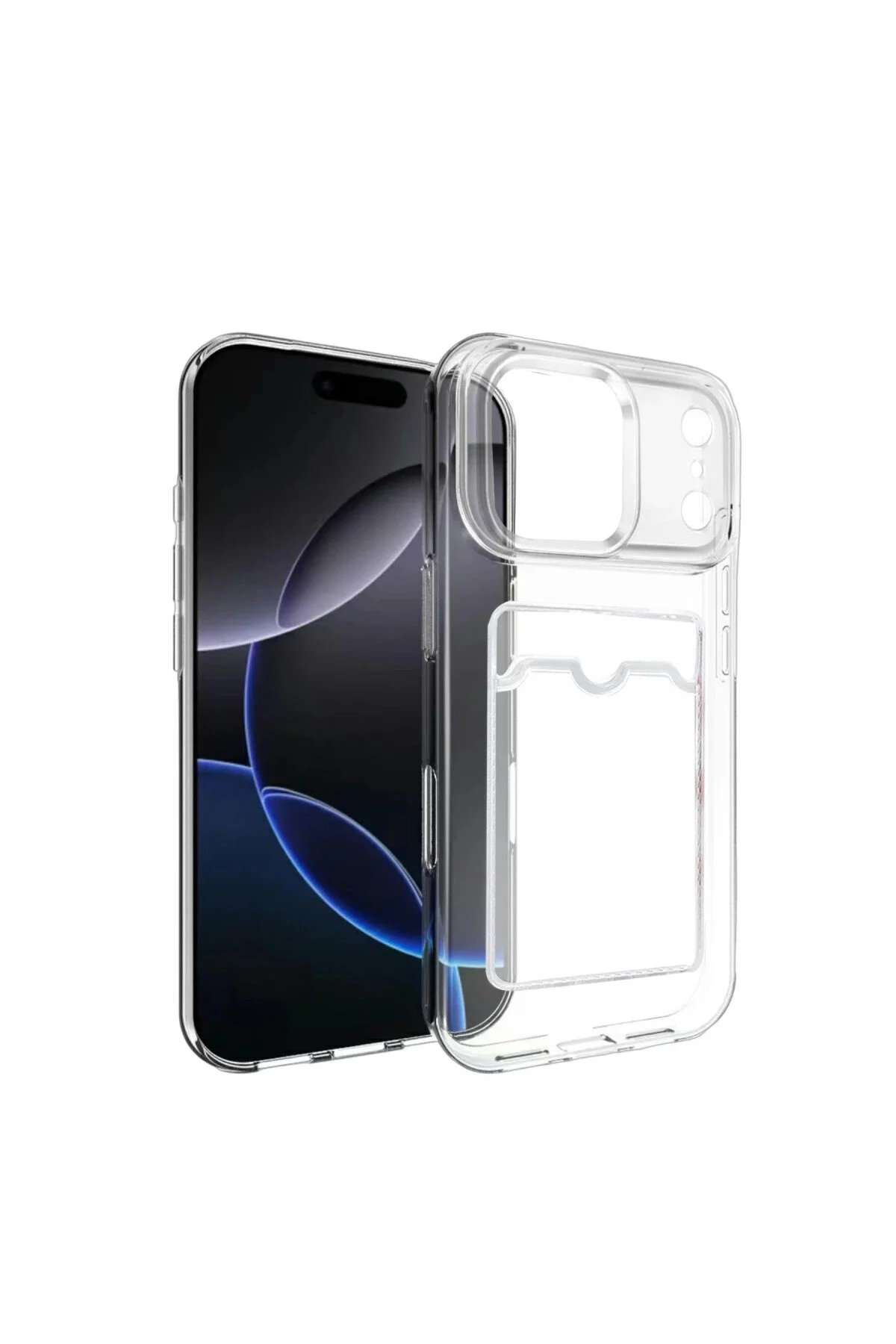 کاور و قاب سیلیکون شفاف APPLE IPHONE 17 PRO CARD eco port