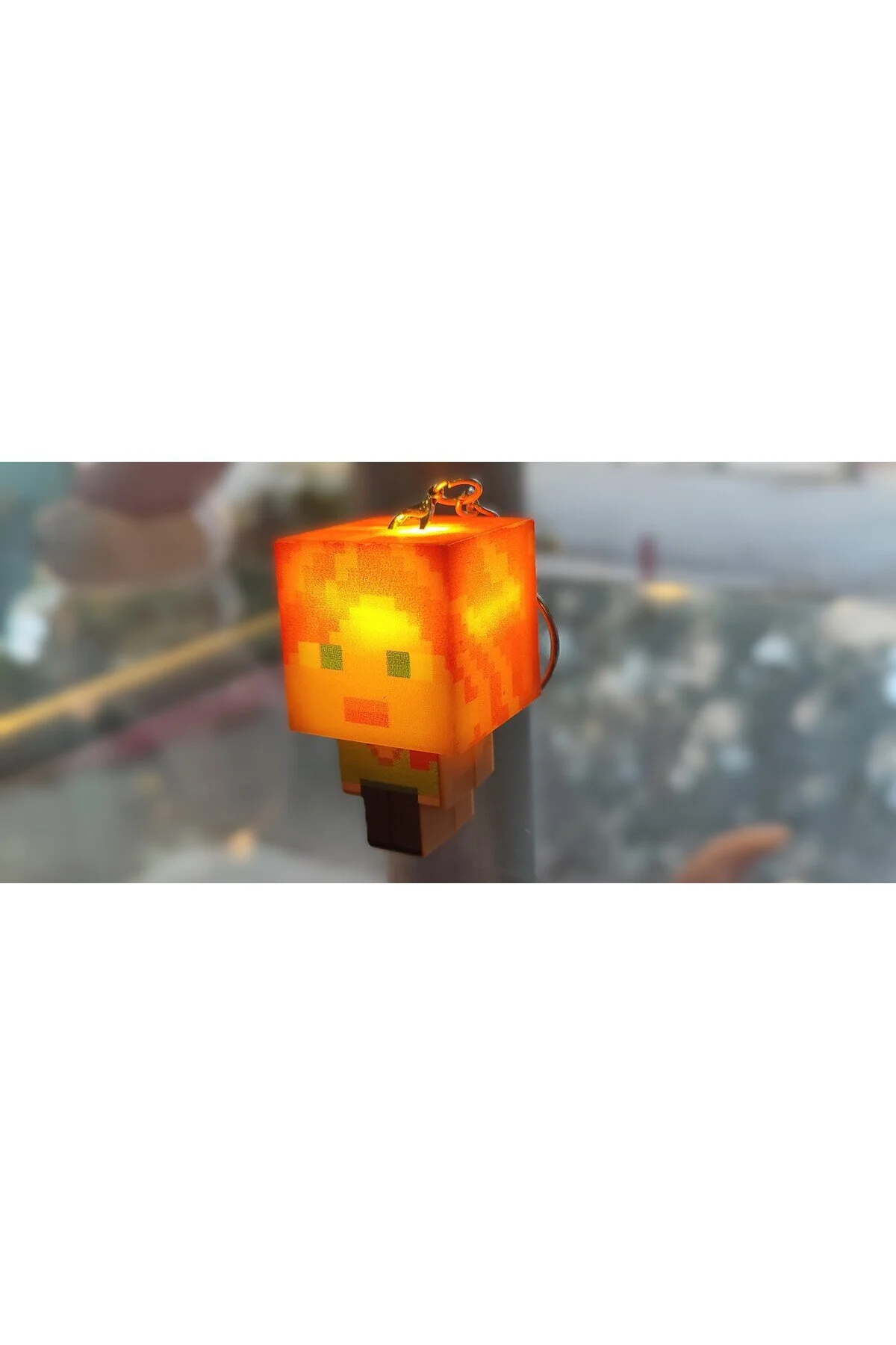 جاکلیدی نورانی سه بعدی با فیگورهای MINECRAFT AD21106 ada çanta kırtasiye