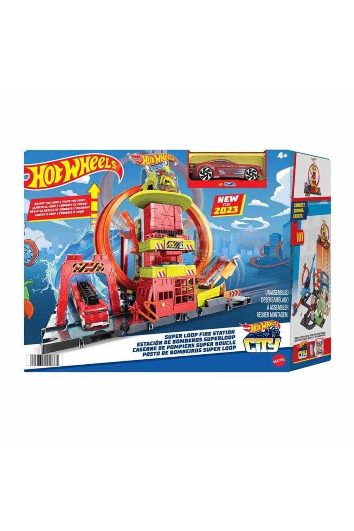 ست بازی ایستگاه آتش نشانی CIRCLE RUNWAY HKX41 از ترکیه HOT WHEELS