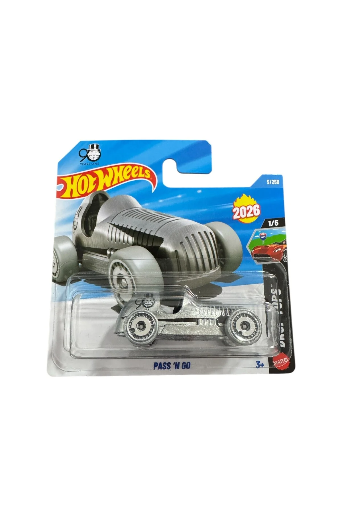 ماشین اسباب بازی 1:64 PASS'N GO MONOPOLY 90TH ANNIVERSARY SPECIAL JJH30 2026 HOT WHEELS