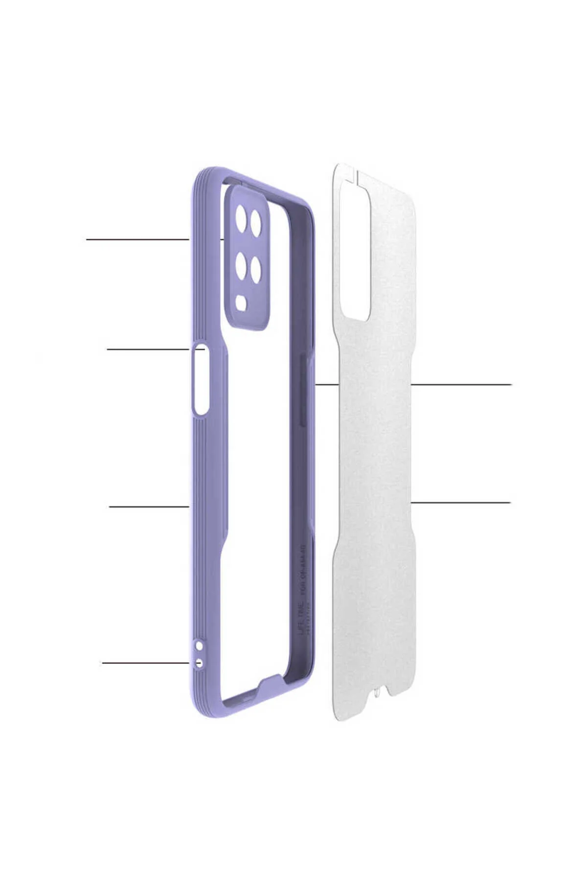 کاور و قاب A54 4G CASE ATA PARFAIT COVER قرمز Zore