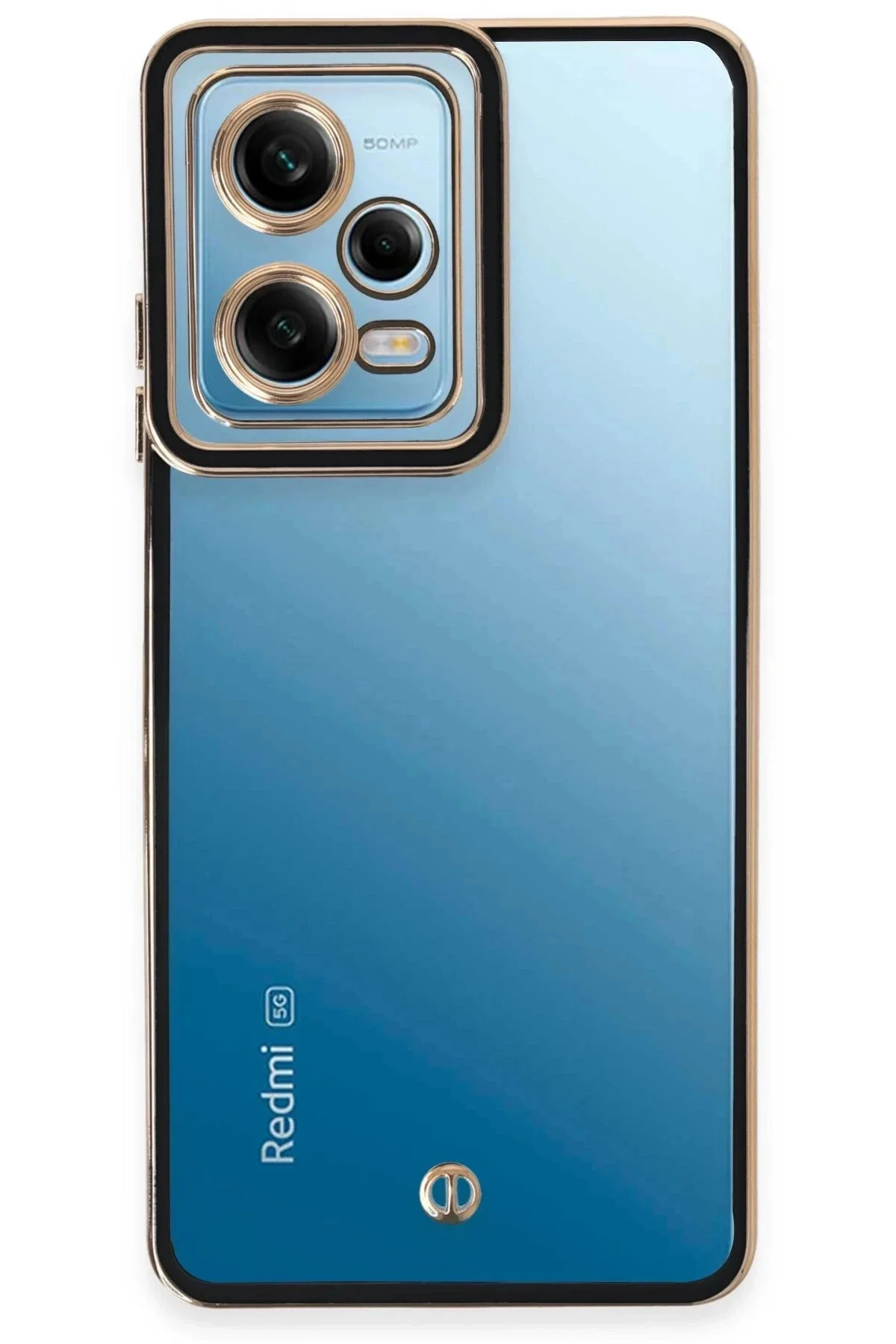 کاور و قاب XIAOMI REDMI NOTE 12 5G CASE LIVA LENS SILICONE مشکی HarmonyAura