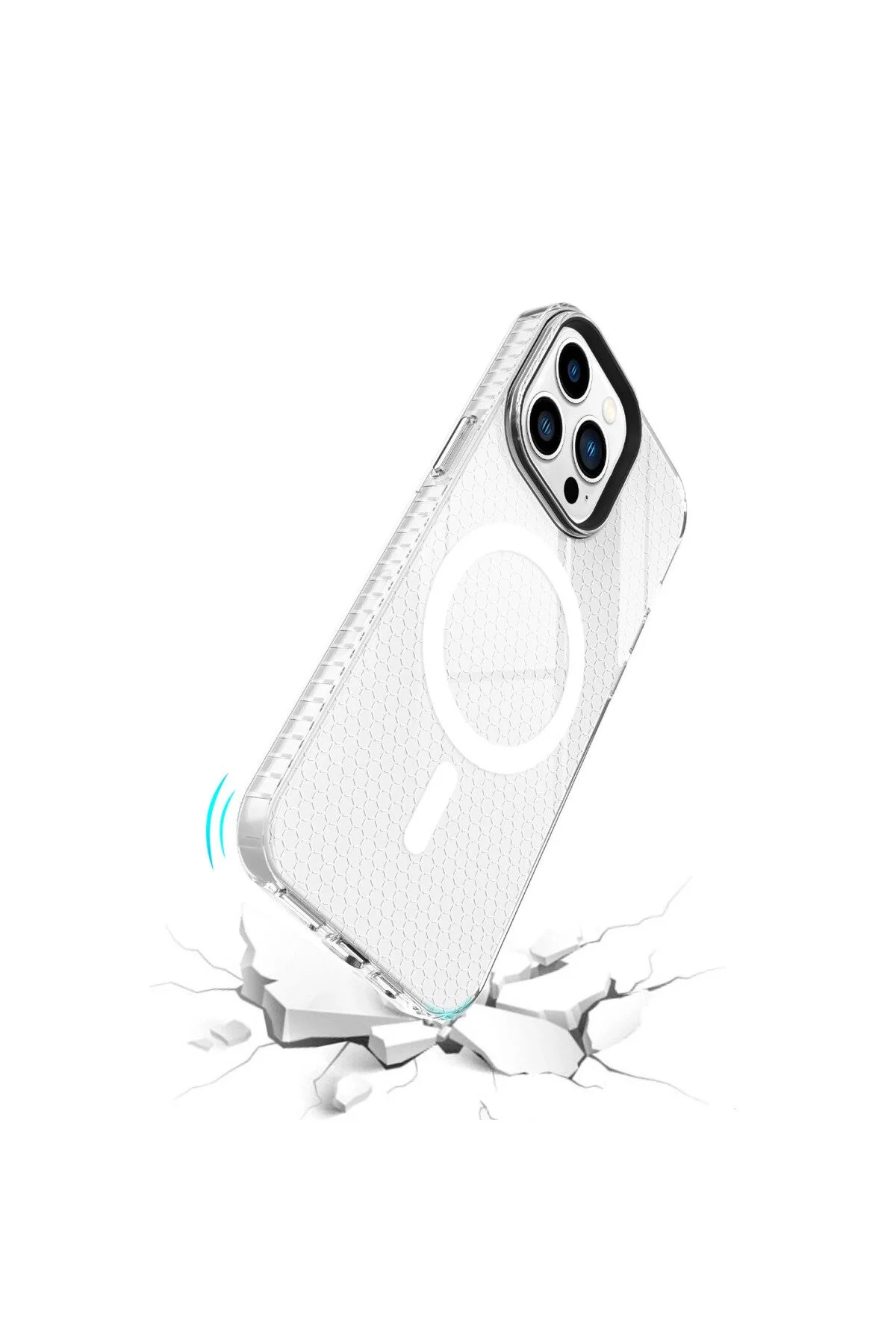 کاور و قاب IPHONE 14 PRO CASE BETA MAGNETICAFE SILICONE شفاف eco port