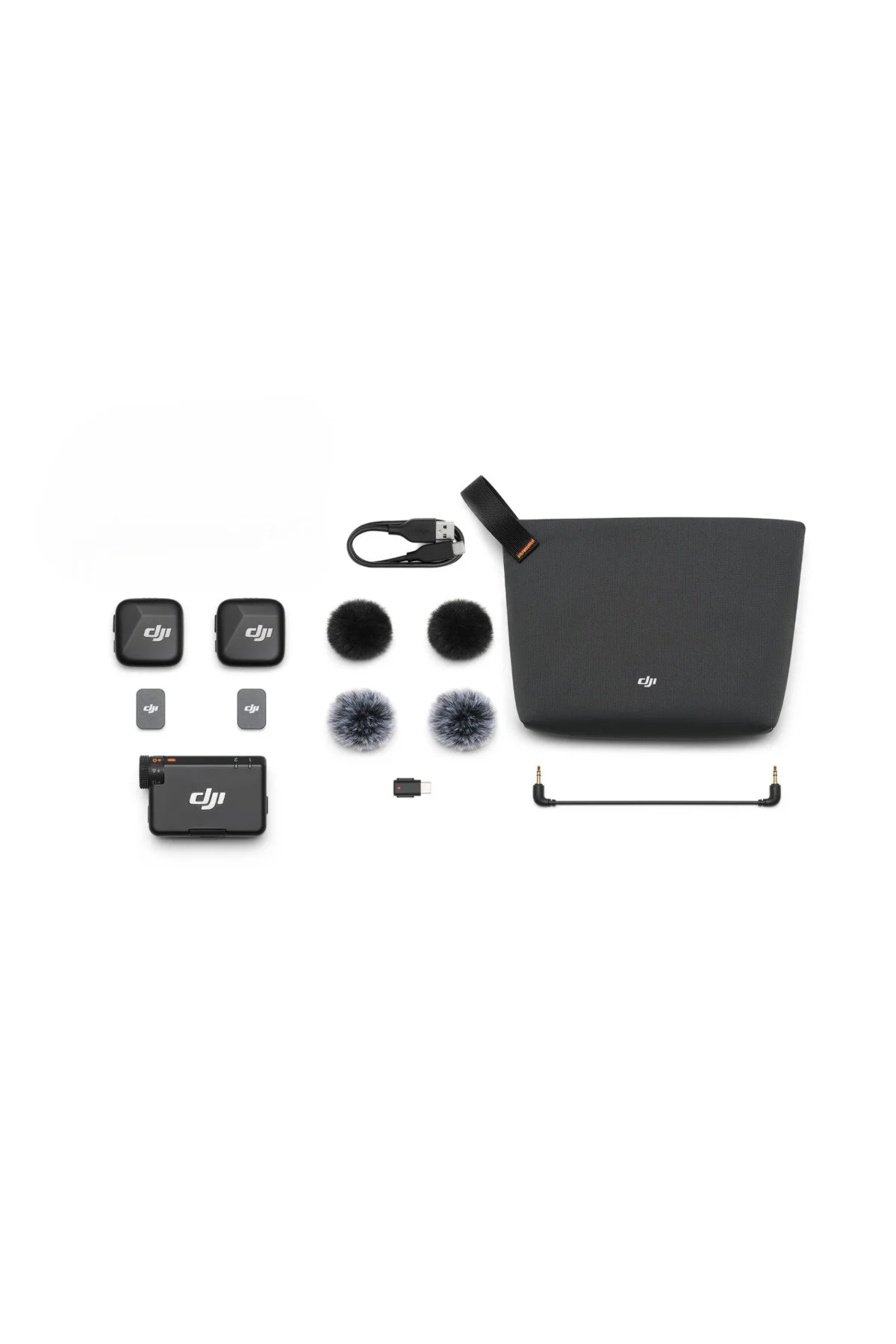 میکروفون و لوازم جانبی ست یقه ای بی سیم MIC MINI 2 TX 1 RX برای نفر DJI