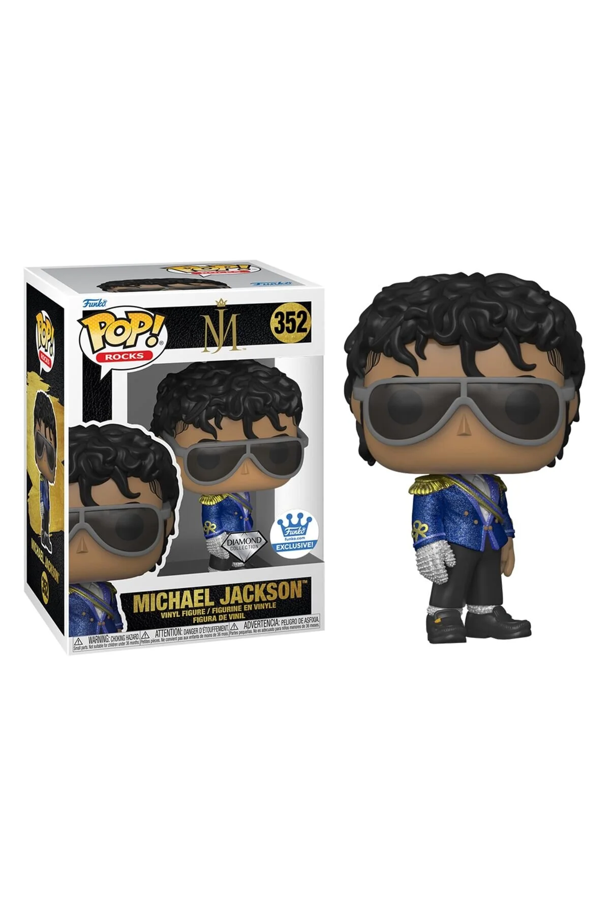 فیگور پاپ! ROCKS MICHAEL JACKSON DIAMOND COLLECTION 352 انحصاری گرمی 1984 از ترکیه Funko