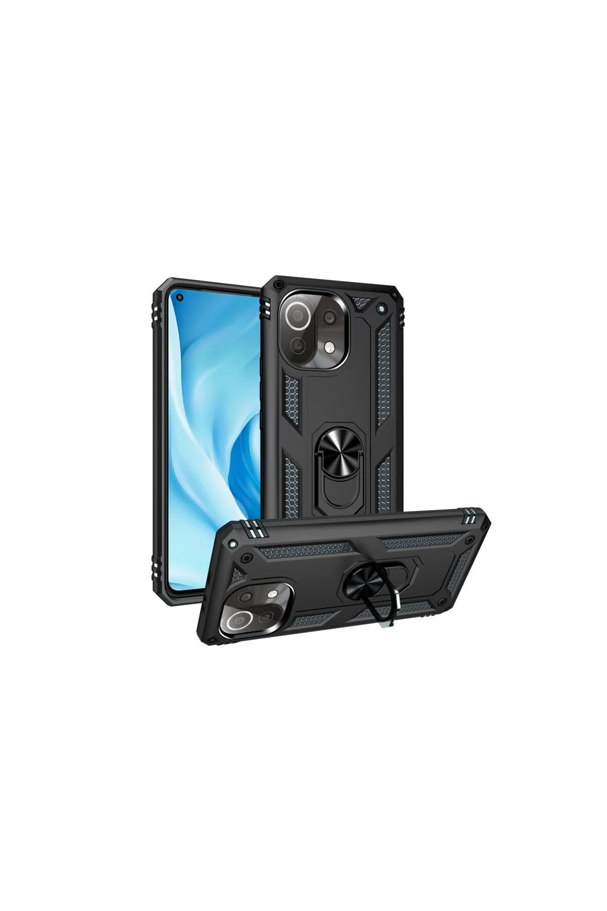 کاور و قاب روکش حلقه سیلیکونی XIAOMI MI 11 LITE CASE SOFIA مشکی eco port