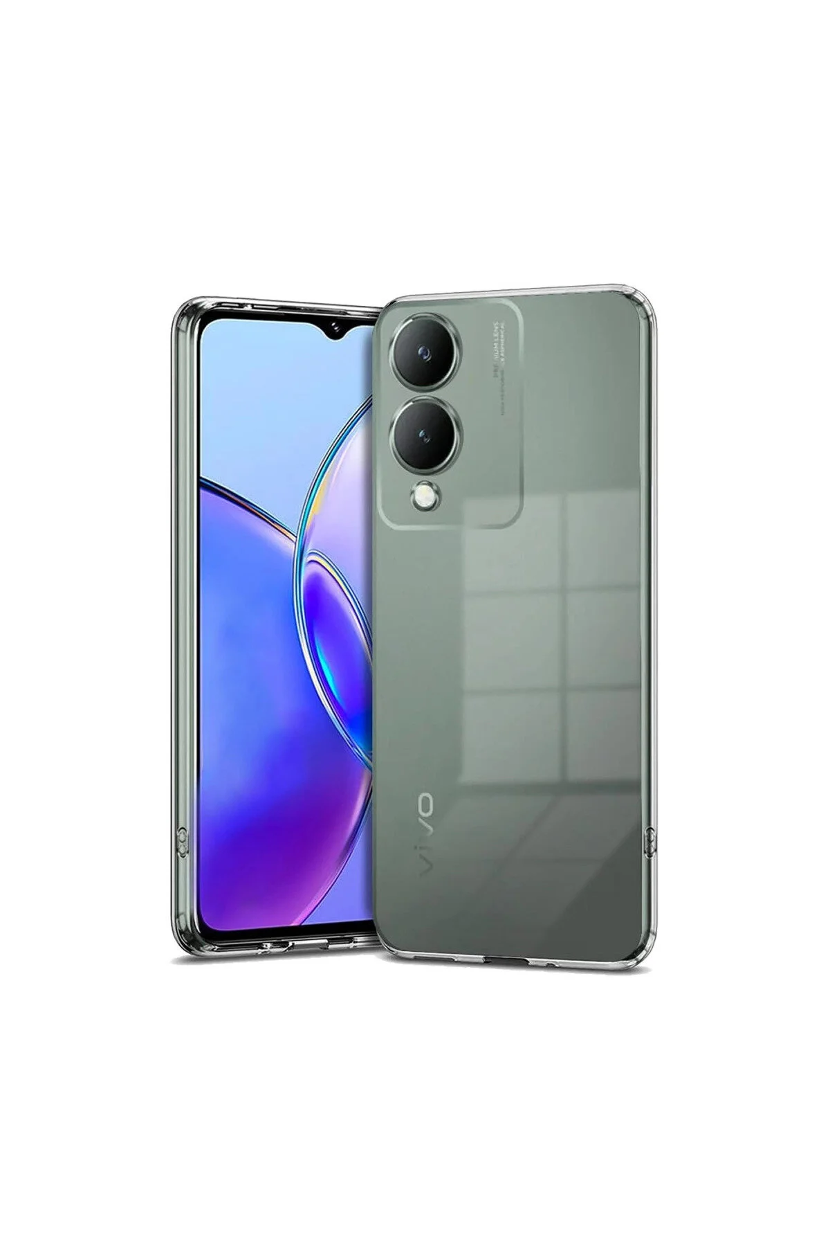 کاور و قاب VIVO Y17S CASE سیلیکون شفاف لوکس eco port