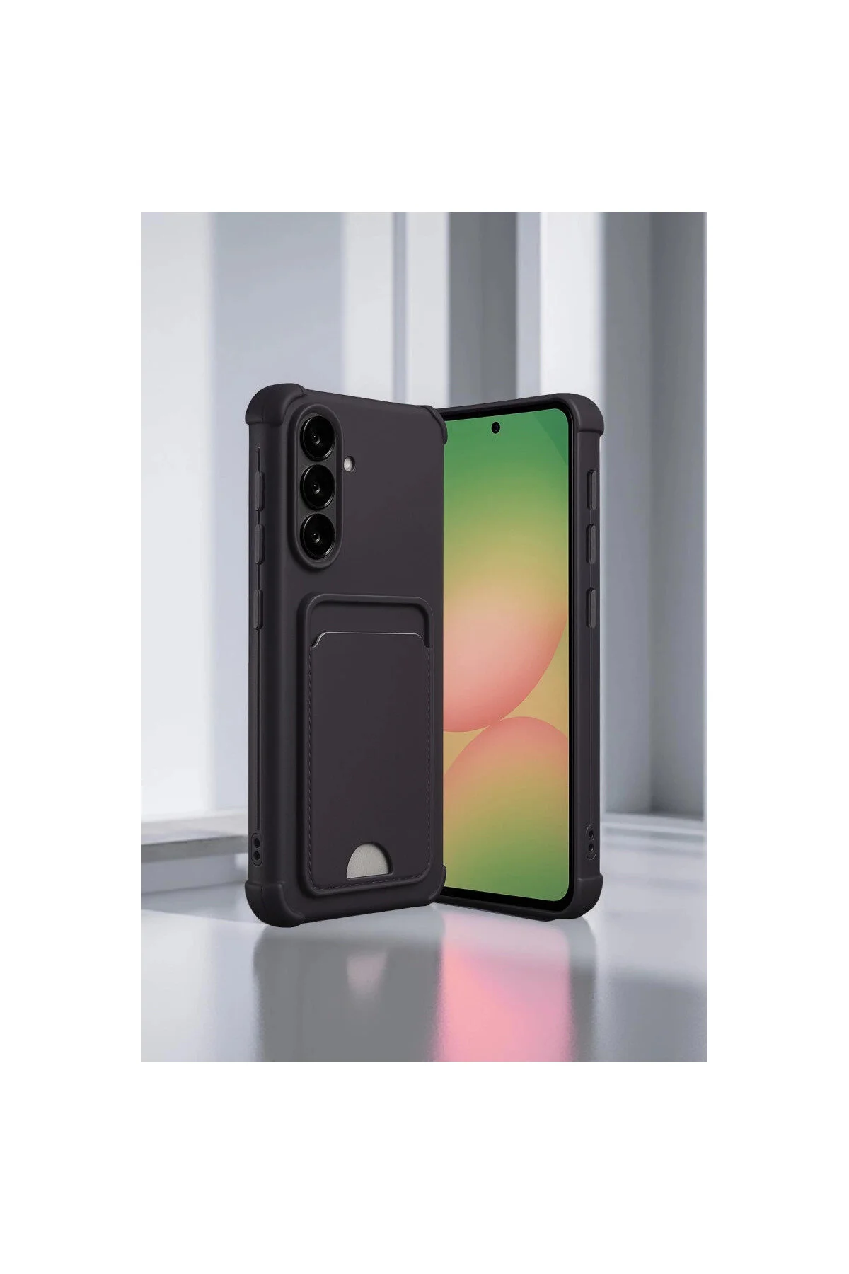 کاور و قاب سیلیکونی کلوین SAMSUNG GALAXY A36 با کارت ویزیت DEEP PURPLE eco port