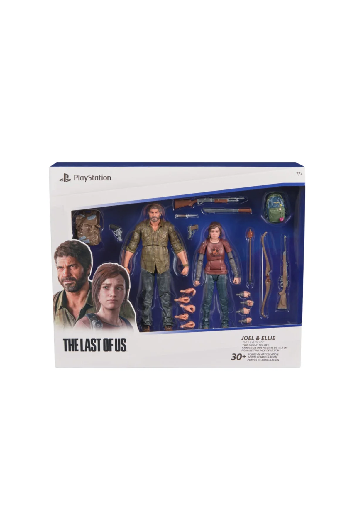 فیگور THE LAST OF US JOEL & ELLIE SHAPES COLLECTION 6 اینچی ACTION FIGURE 2 PACK از ترکیه Playstation