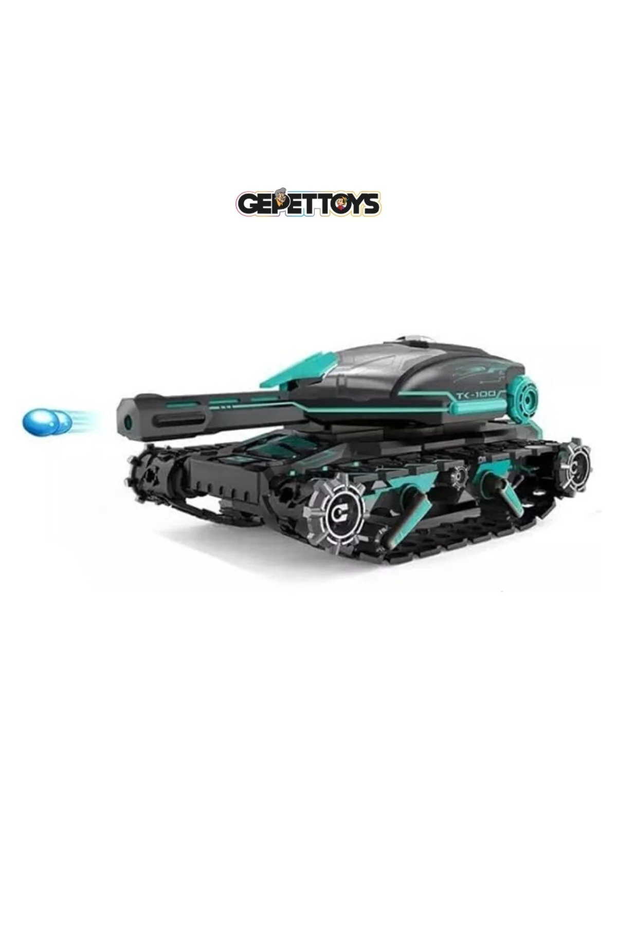کنترل شده آب تیراندازی RC TANK TOY 2.4G 4WD CRAWLER WATER BOMB BATTLE از ترکیه Gepettoys